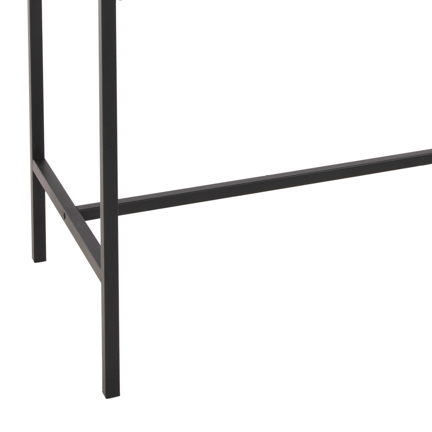 Dining Set For Bars 5pcs Boxy Hm9882.01 Black Metal Frames- Melamine In Sonama