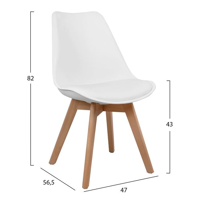 Set Dining Table 5 Pieces With Table And 4 Chairs Hm10230 120x80x73 Cm
