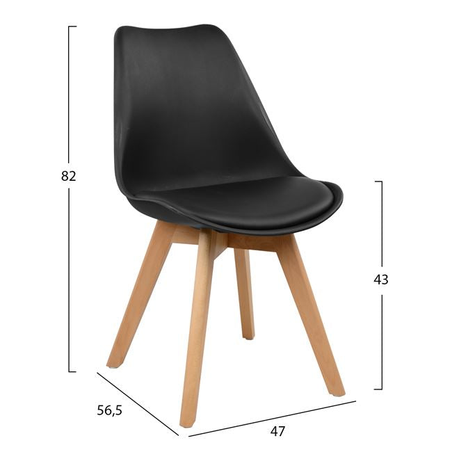 Set Dining Table 5 Pieces With Table And 4 Chairs Hm10231 120x80x73 Cm