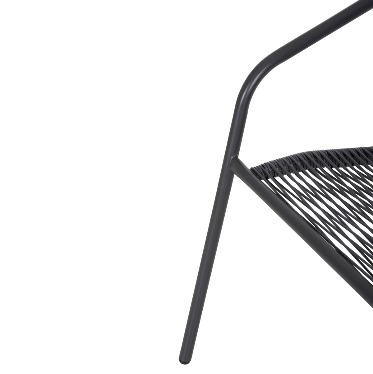 Outdoor 3pcs Dining Set Figo Hm10878.01 Metal & P.e.rattan In Grey