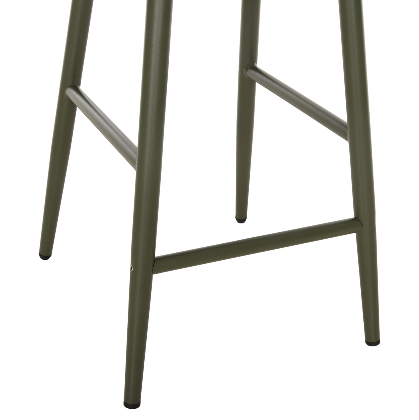 Bar Stool Aluminum Camden Hm6142.09 Back Cushion With Print Pattern-dark Olive 56x60x108hcm.