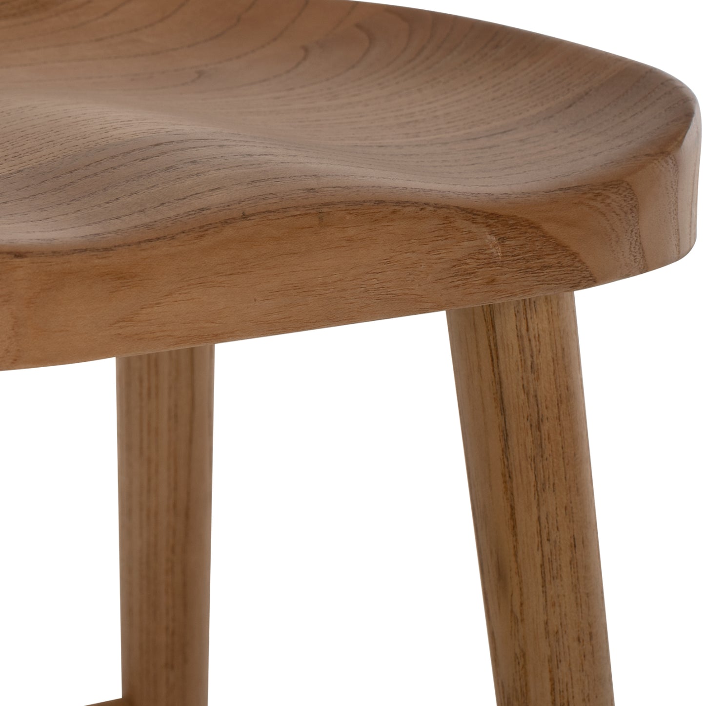 Bar Stool Toon Wood In Natural Color 40x35x71hcm.hm9334.01