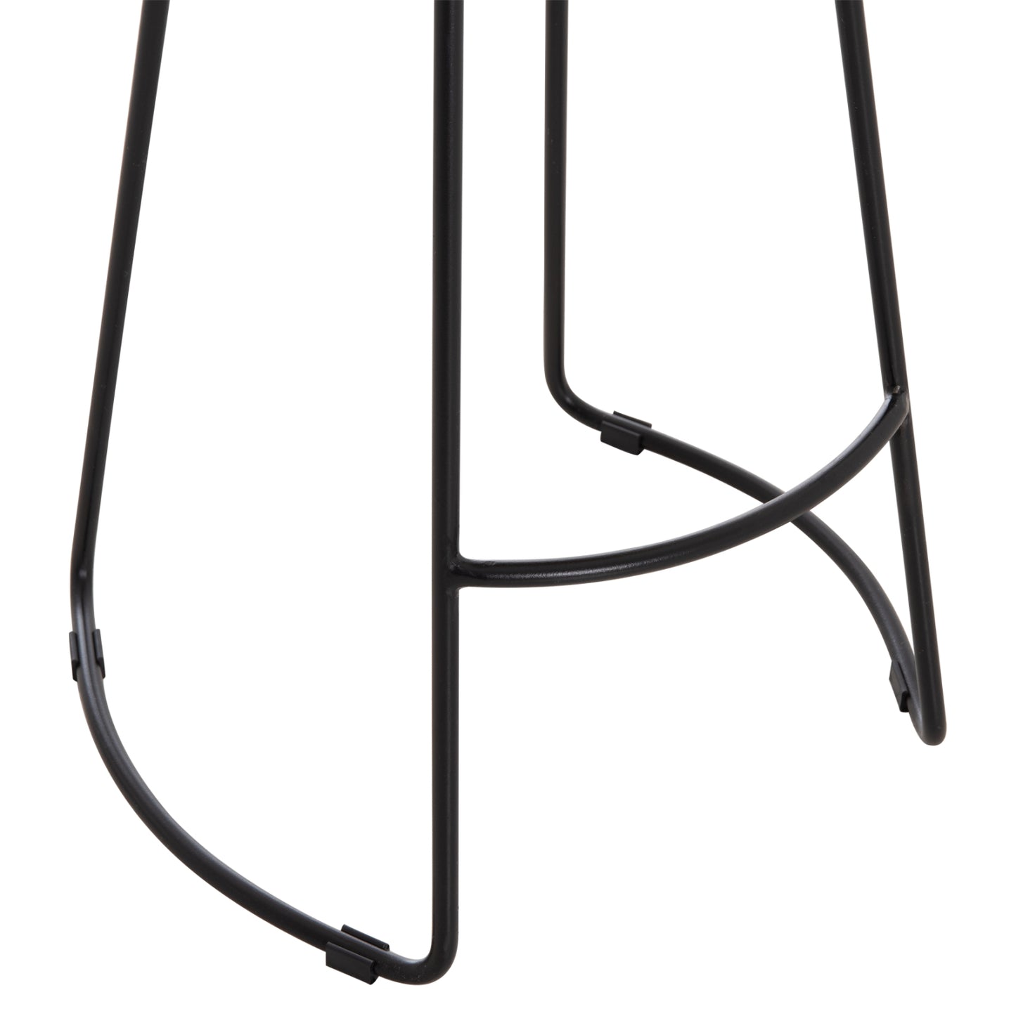 Bar-stool Toon Wood-metal In Natural-black 47.5Χ41.5Χ70hcm.hm9333.01