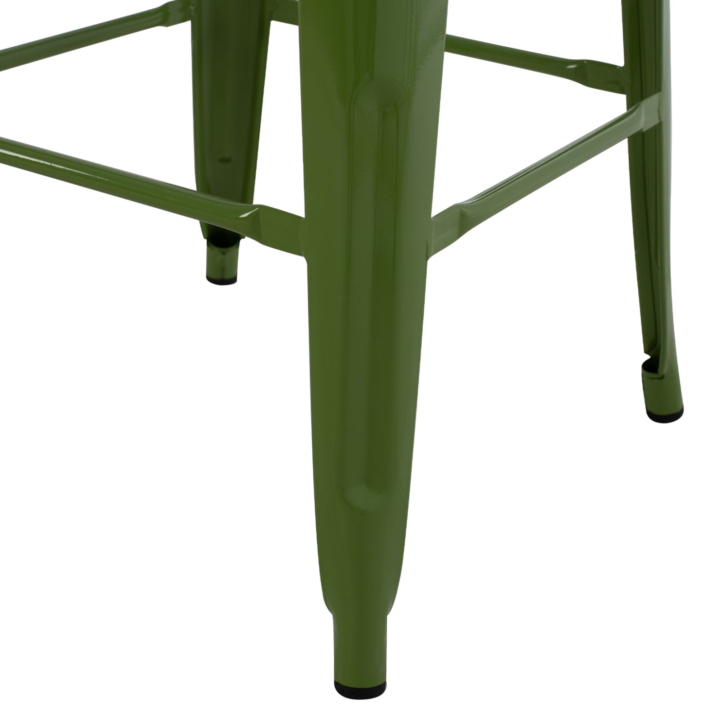 ΣΚΑΜΠΟ Bar ΜΕΤΑΛΛΙΚΟ Melita ΣΕ Light Olive Green Hm8642.13 43x43x78 εκ.