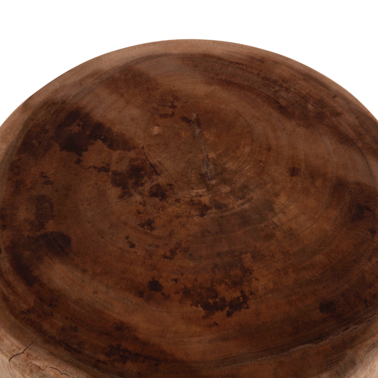 Round Stool Febryd Hm18233.11 Solid Suar Wood In Natural Φ35x45hcm.