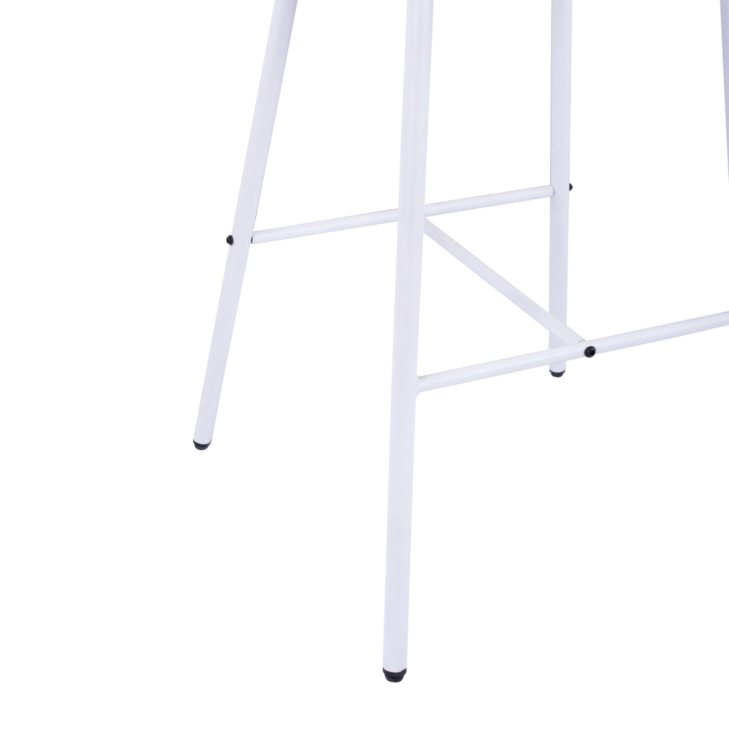 Stool With Metallic Frame And Rope White Hm5714.03 46x54x101 Cm
