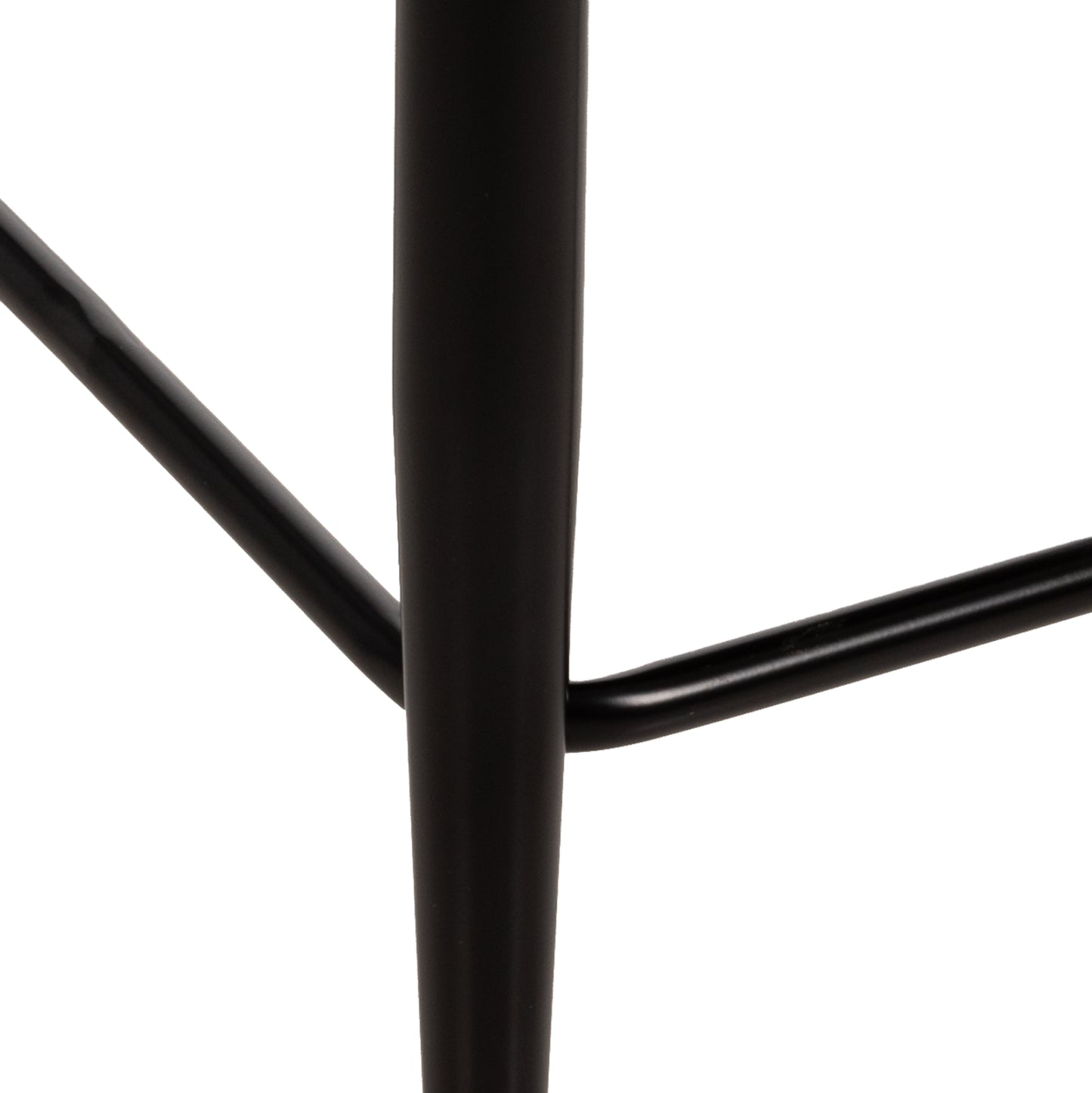 Bar Stool Medium Height Hm8586.01 Grey Boucle Fabric-black Metal Legs 55x62x105h Cm.