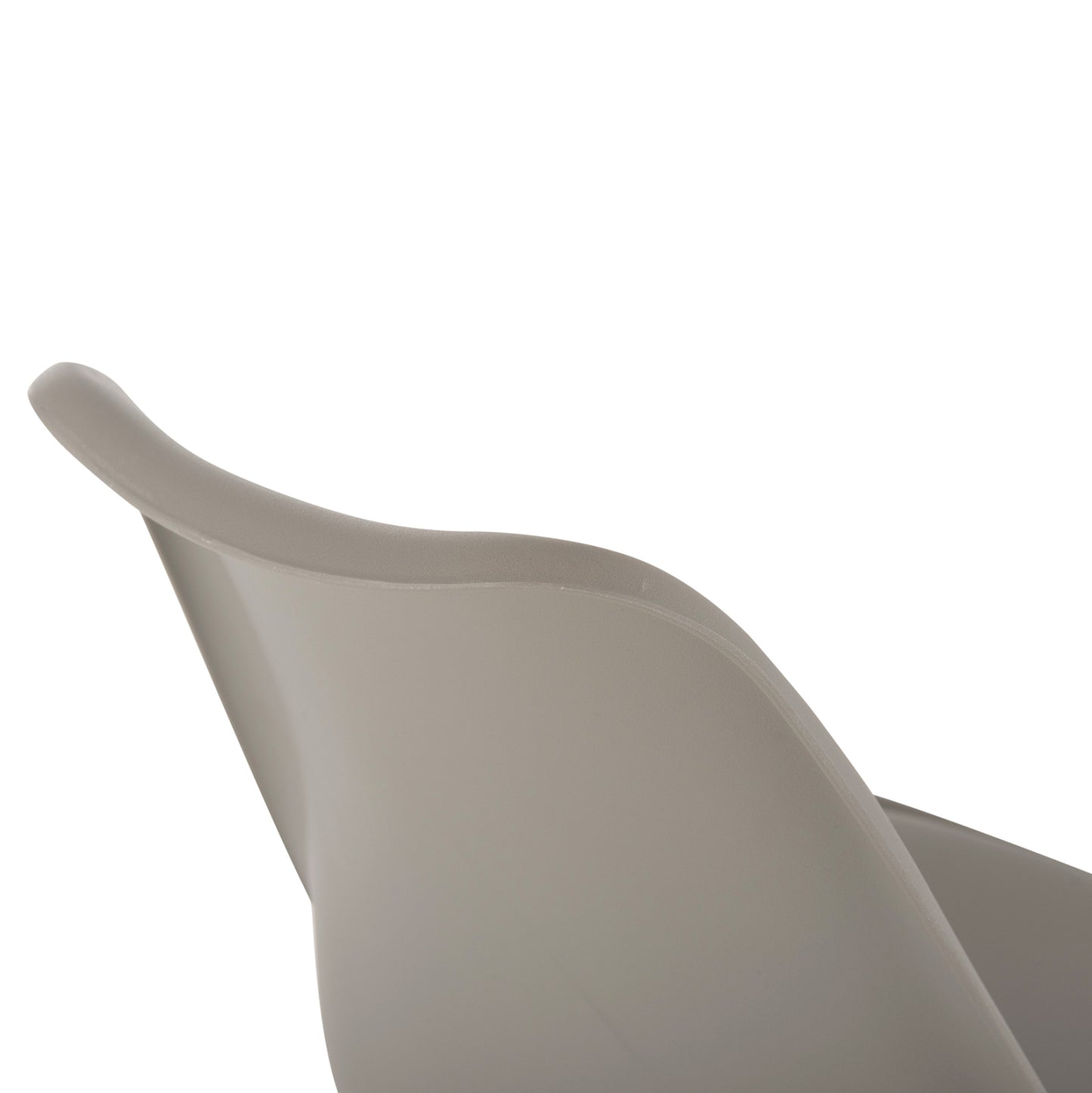 Bar Stool Vegas Hm8000.40 Medium Height Grey Polypropylene Natural Beech Wood 47x58x100hcm.