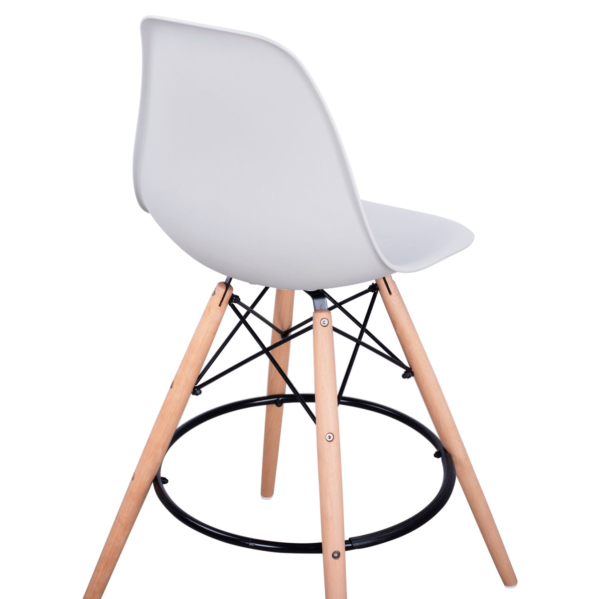 Bar Stool Renata White Hm0173.01 58x56x107 Cm.