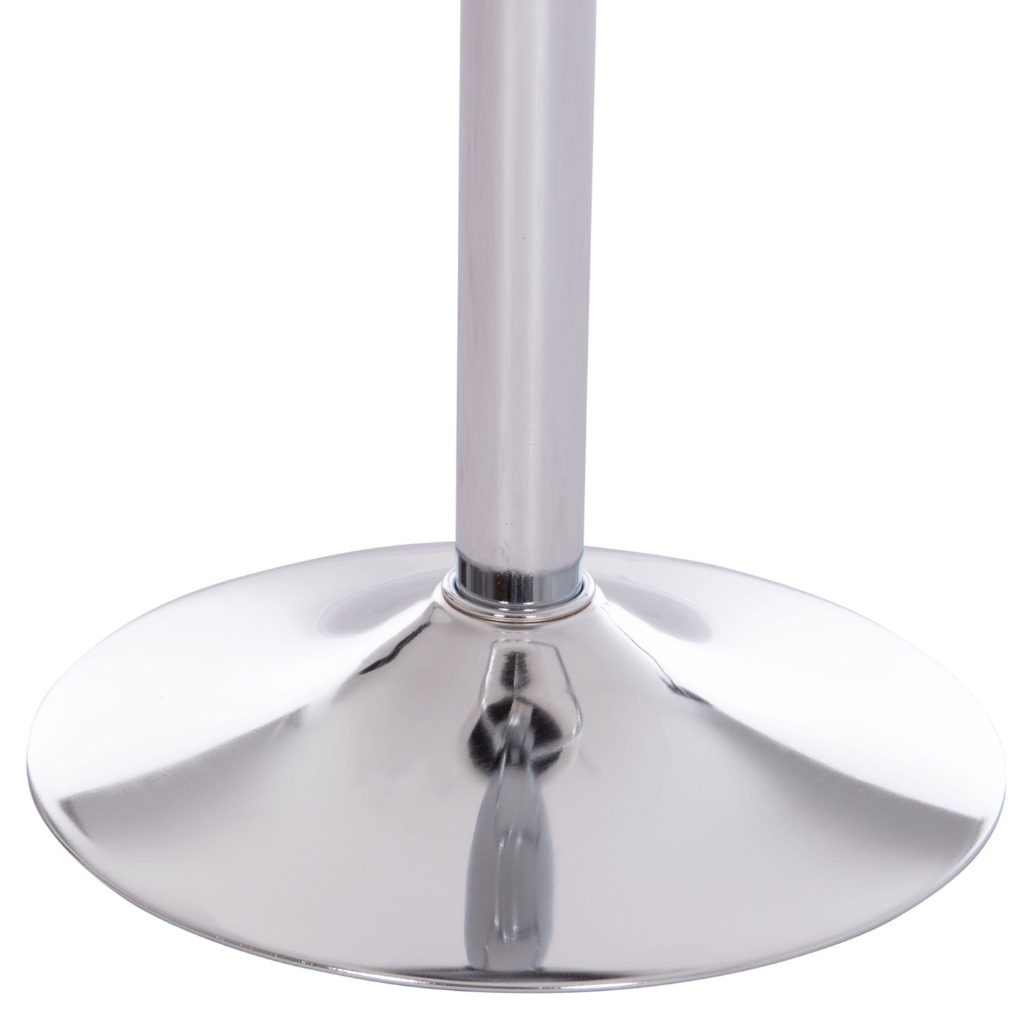 Bar Stool Rose Hm204.22 Chromed Base & Suspension & White Pu 48x45x105hcm.