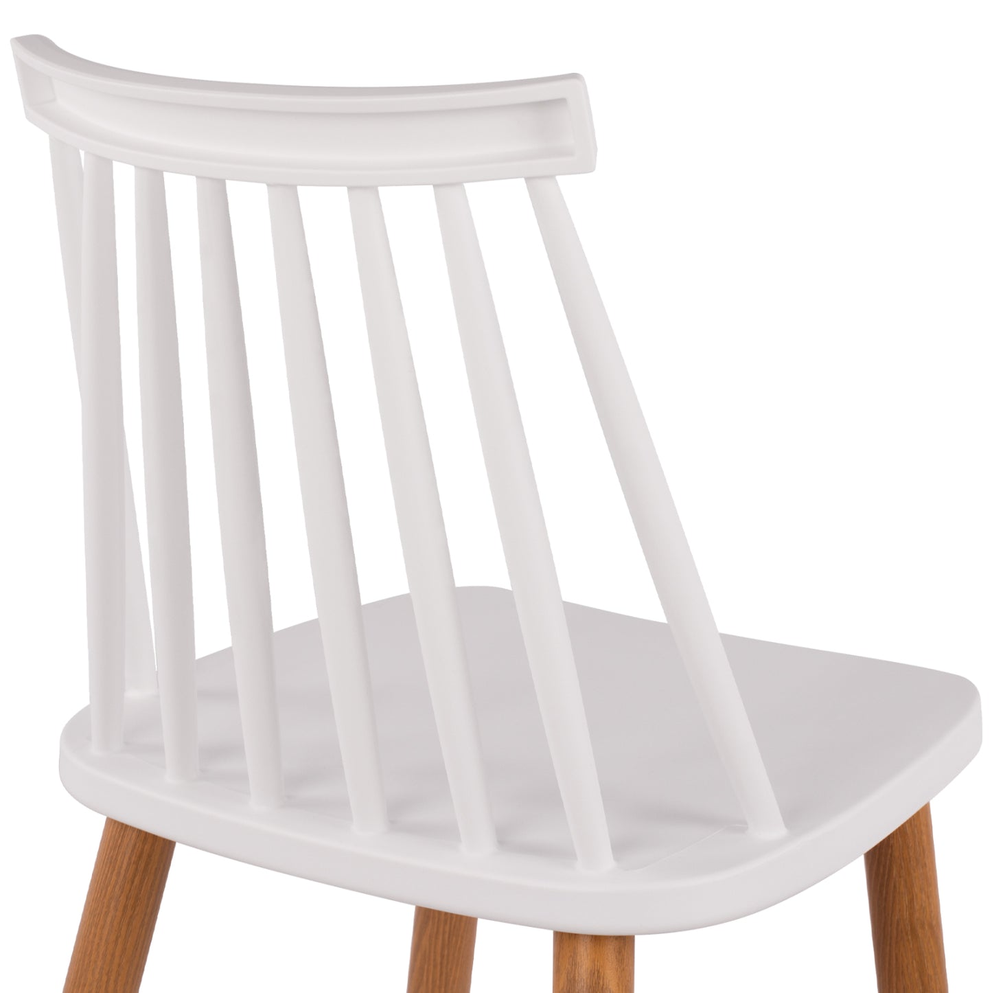 Bar Stool Hm8459.01 Vanessa In White Color 43x49x107 εκ.