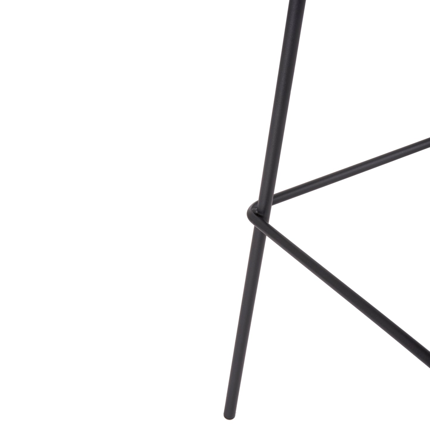 Bar Stool Vincent Hm8579.23 Brown Fabric-metal Black Frame 47x46x104hcm.