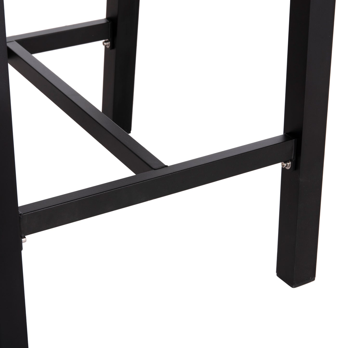 Bar Stool Medium Height Howard Hm5791.23 Aluminum In Black--dark Grey Rope 47.5x55x94.5hcm.