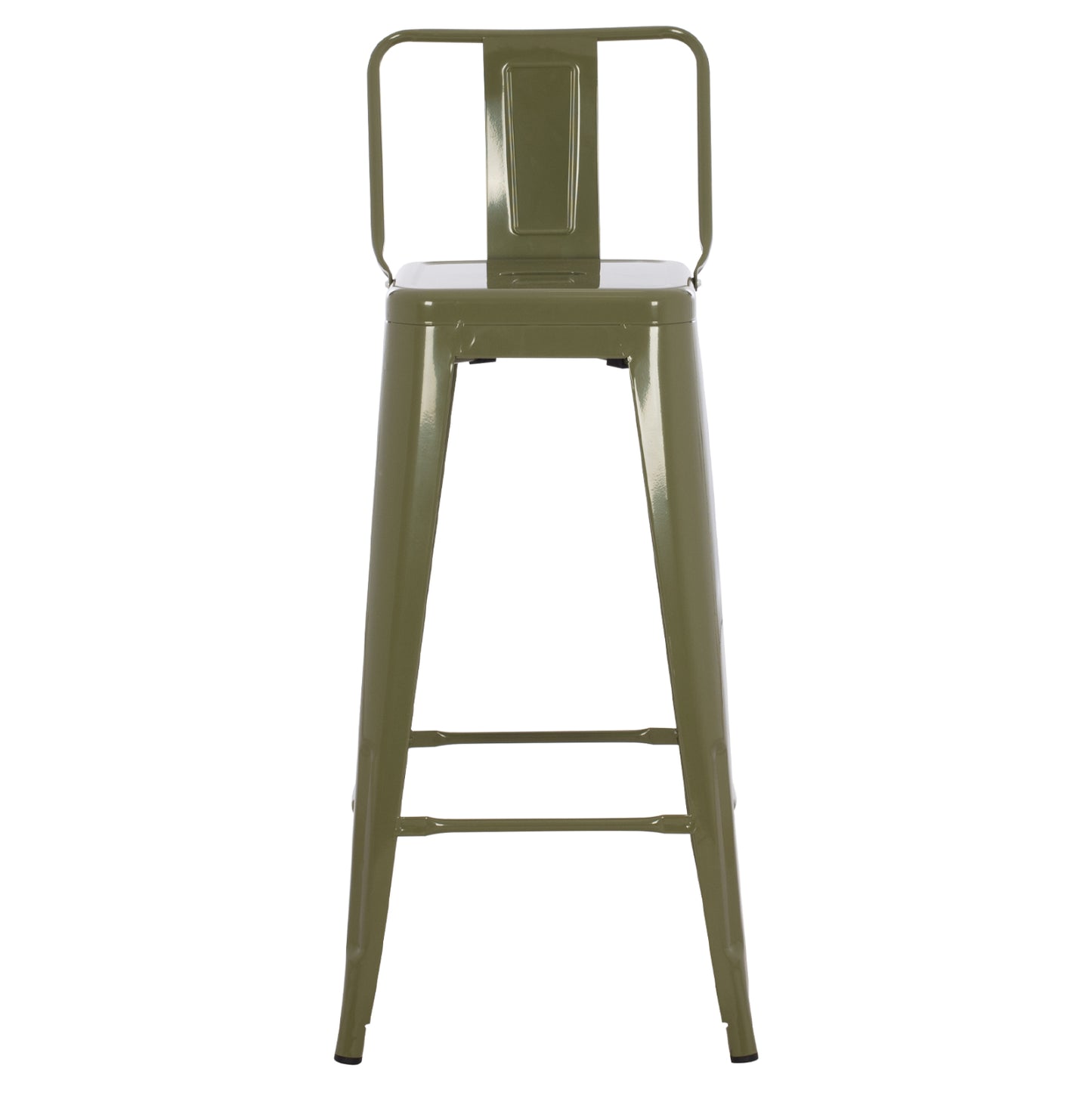 Bar Stool Melita-pro Hm8642.41 Metal In Matte White 43x43x78hcm.