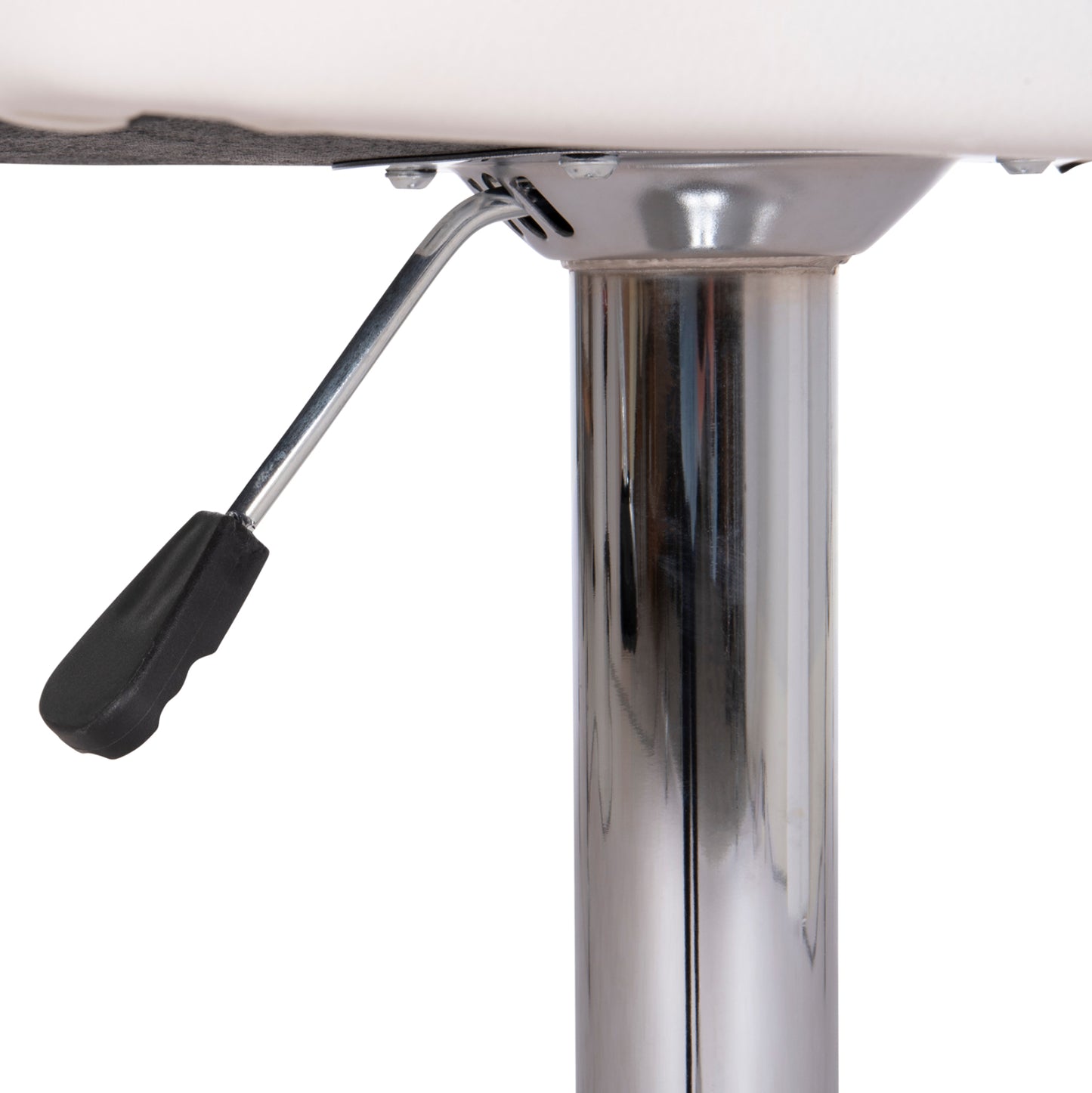 Bar Stool Swiveling Diana Hm202.22 White Pu--chromed Metal 44x52x109hcm.