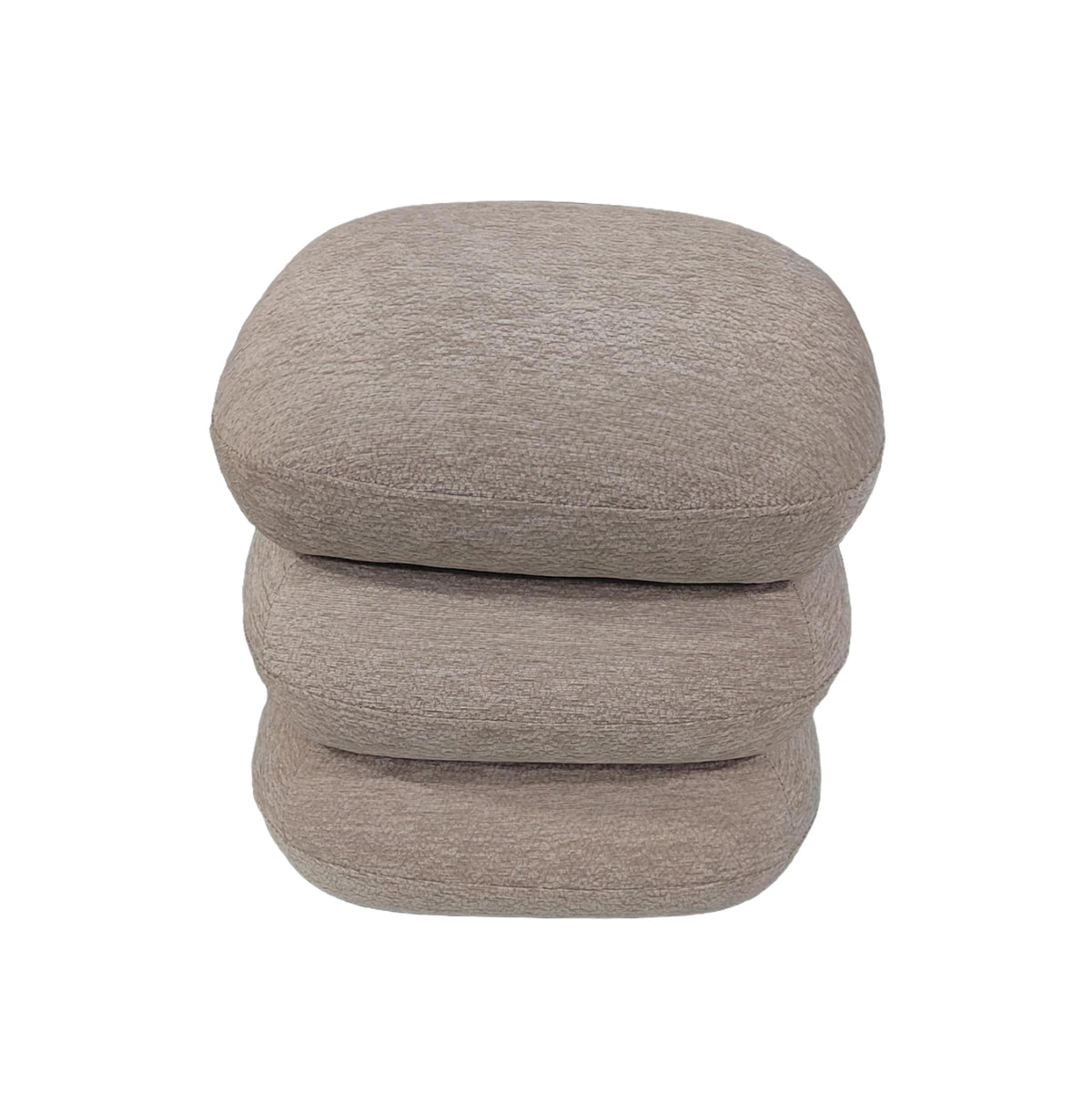 Stool Swivel Rubicon Hm18472.02 Beige Fabric 45x45x45.5hcm.