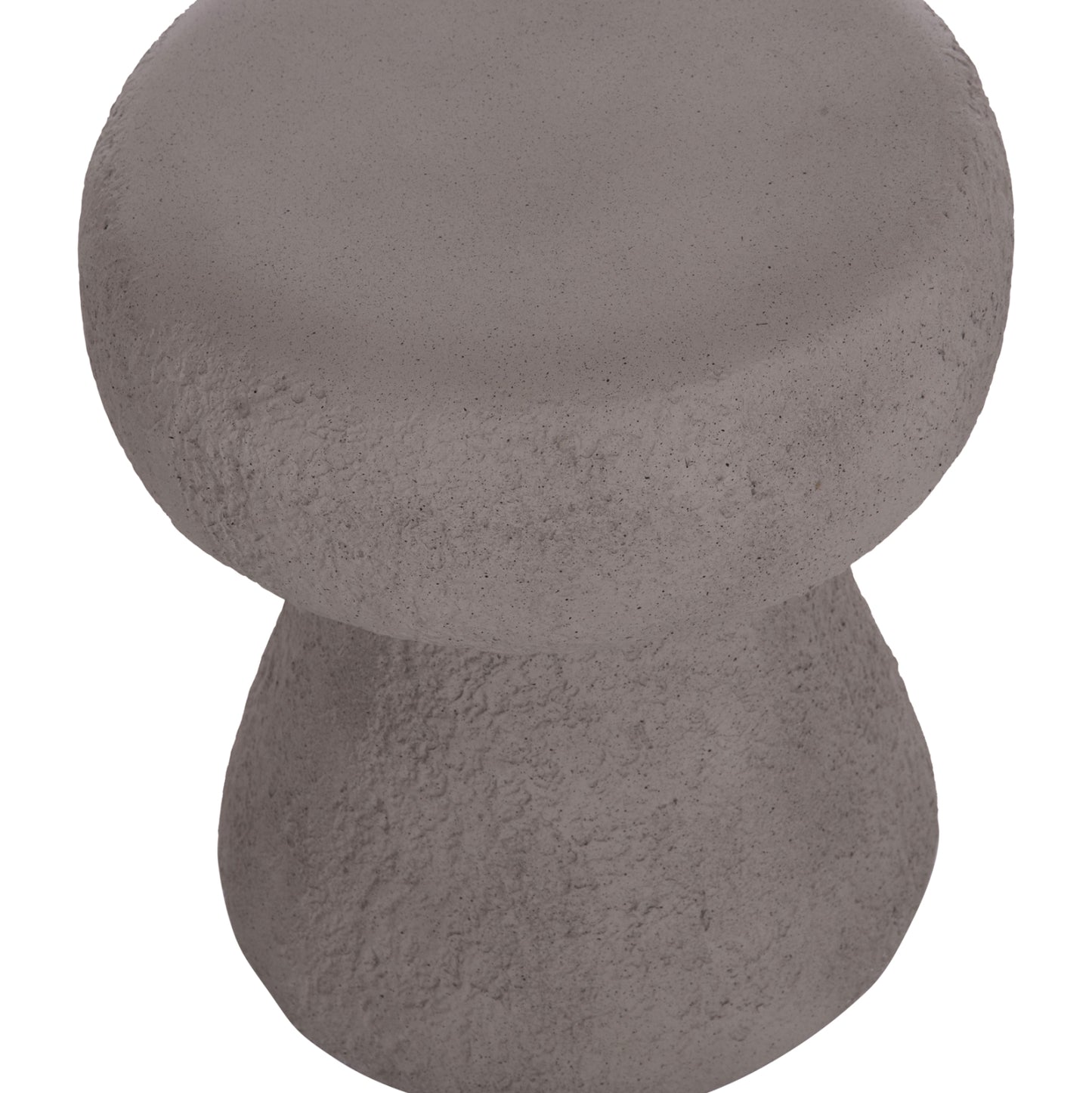 Round Stool Interon Hm18171.03 Fiber Cement In Grey--Φ34x39hcm.