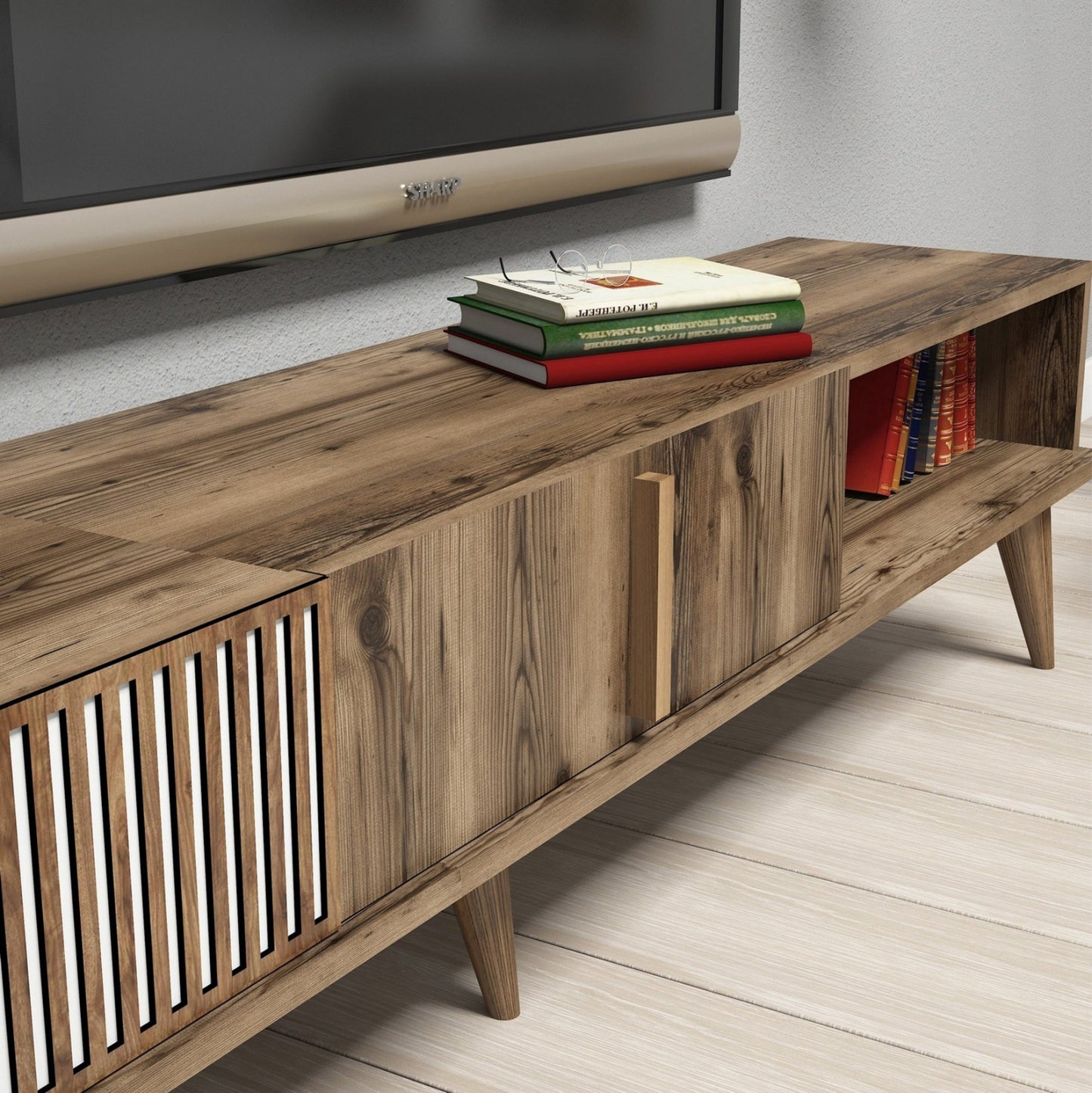 Living Room Composition Hm11845.01 3pcs Walnut-white