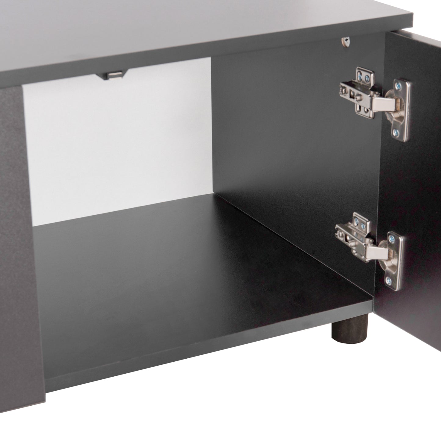 Tv Furniture Combo Dort Hm18076.02 Melamine In Sonama-dark Grey 249.5x42.2x199.5hcm.