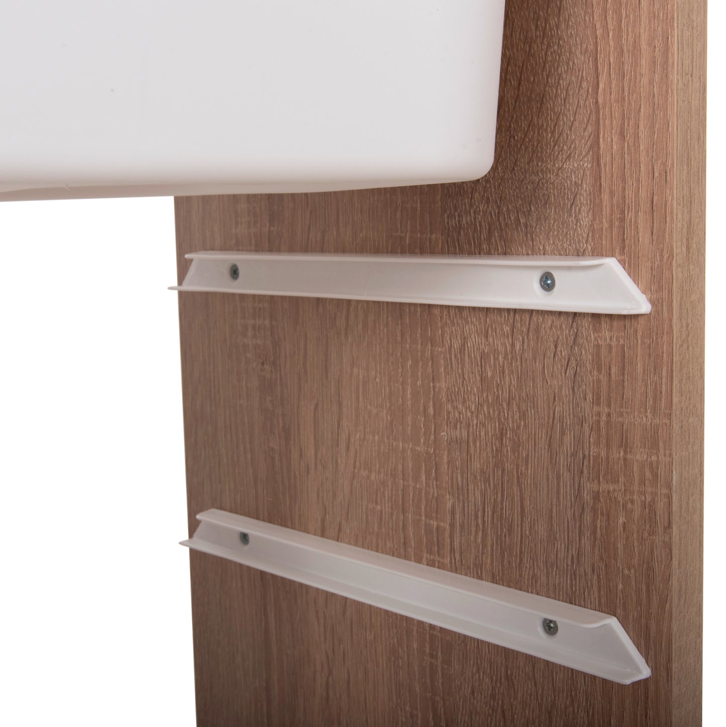 Chest Of Drawers Sani Hm18204.03 Melamine In Sonama-16 White P.e. Drawers 69x30x131,5hcm
