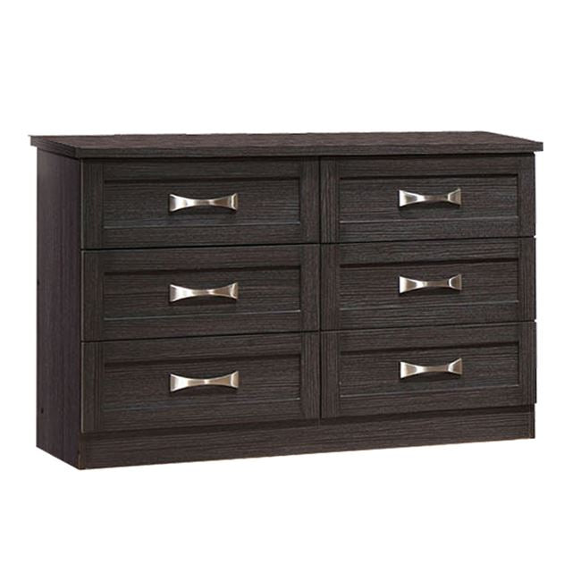 Dressing Table-drawer Hm317.01 With 6 Drawers Zebrano 120x40x76cm