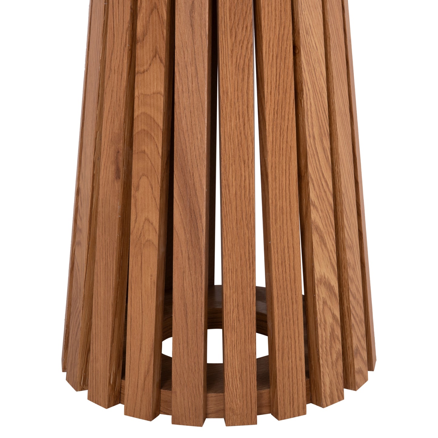 Side Table Talbert Hm18025 Mdf In Natural Wood Color Φ45x50,5hcm.