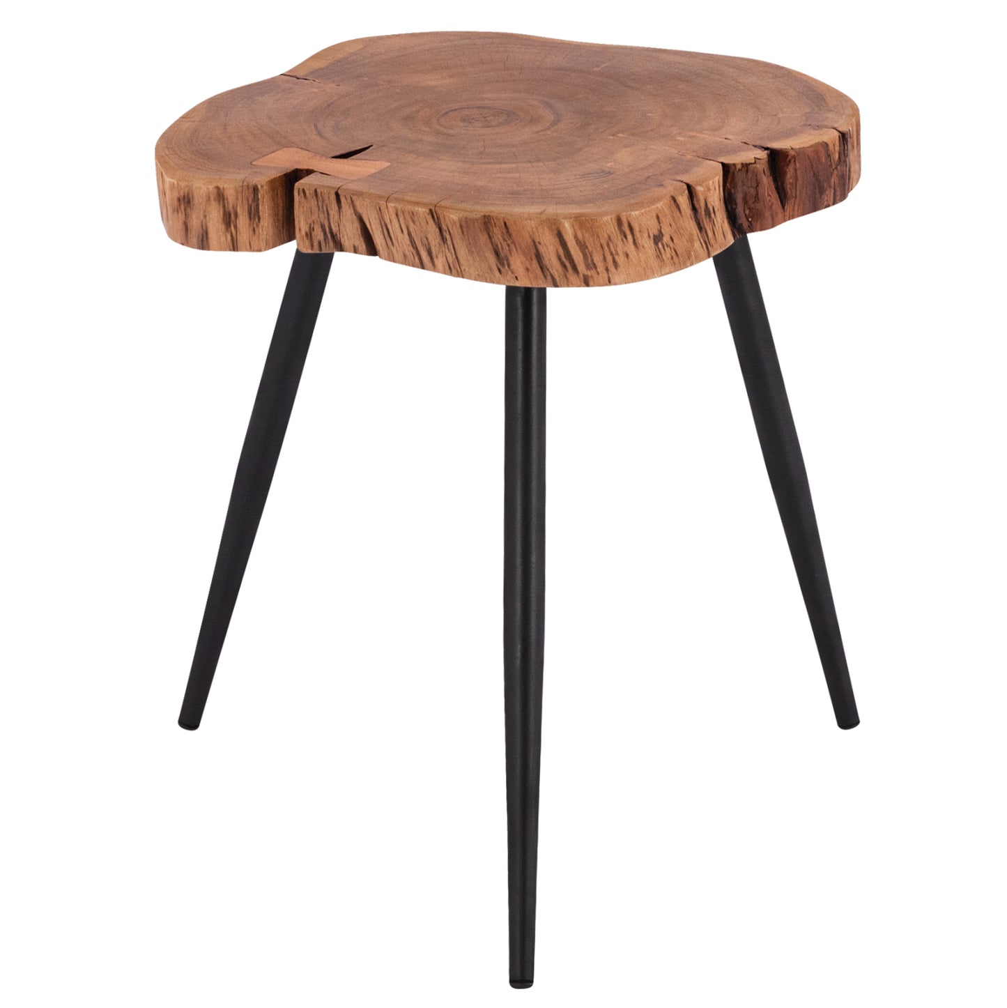 Side Coffee Table Hm8202.11 Solid Acacia Wood 38x40x48h