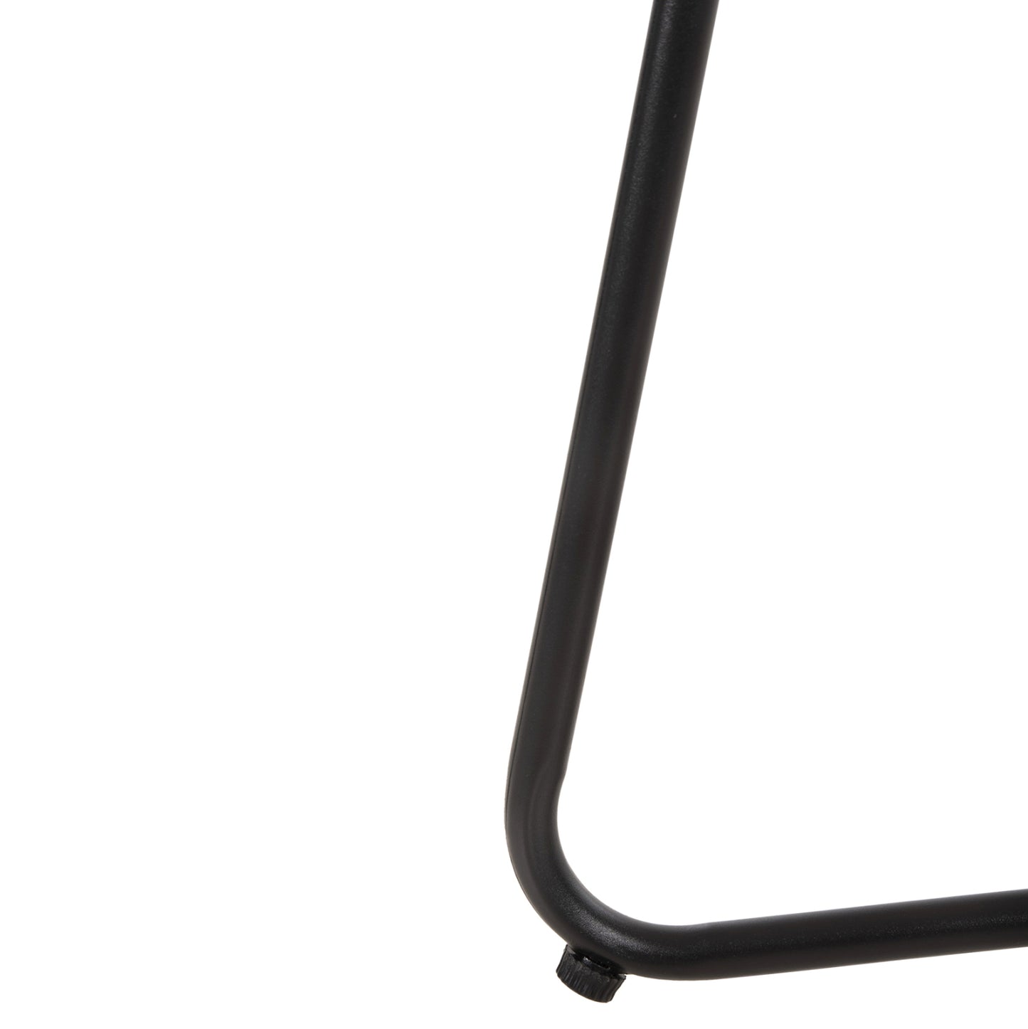 Coffee Table Gerry Hm5717.11 P.e.rattan In Beige-black Metal Frame 50x50x47,5hcm.