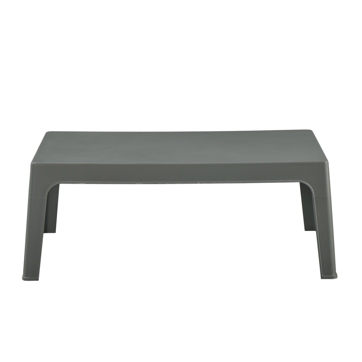 Rectangular Coffee Table Sleek Hm6367.05 Polypropylene In Dark Olive 105x64x40hcm.