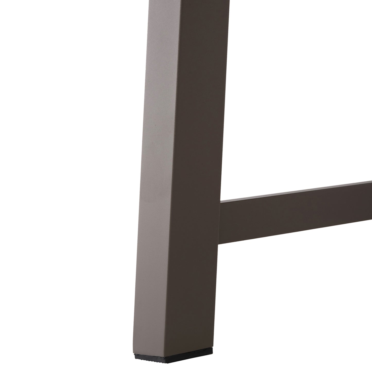 Outdoor Aluminum Table Gobar Hm6060.04 Champagne With Wood-like Tabletop 240Χ105Χ75hcm.