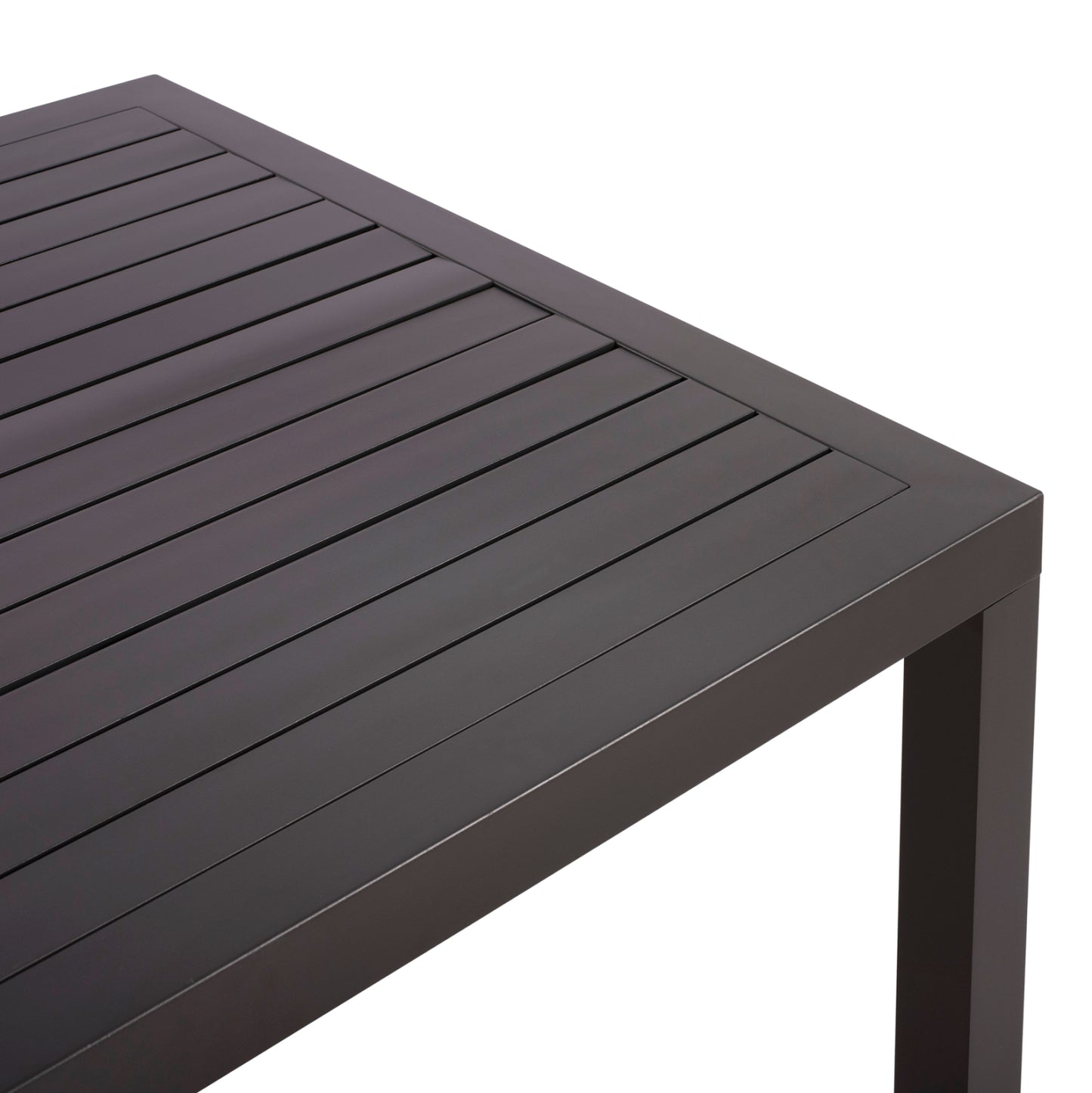 Aluminum Table 120x80 Grey Hm5570.02