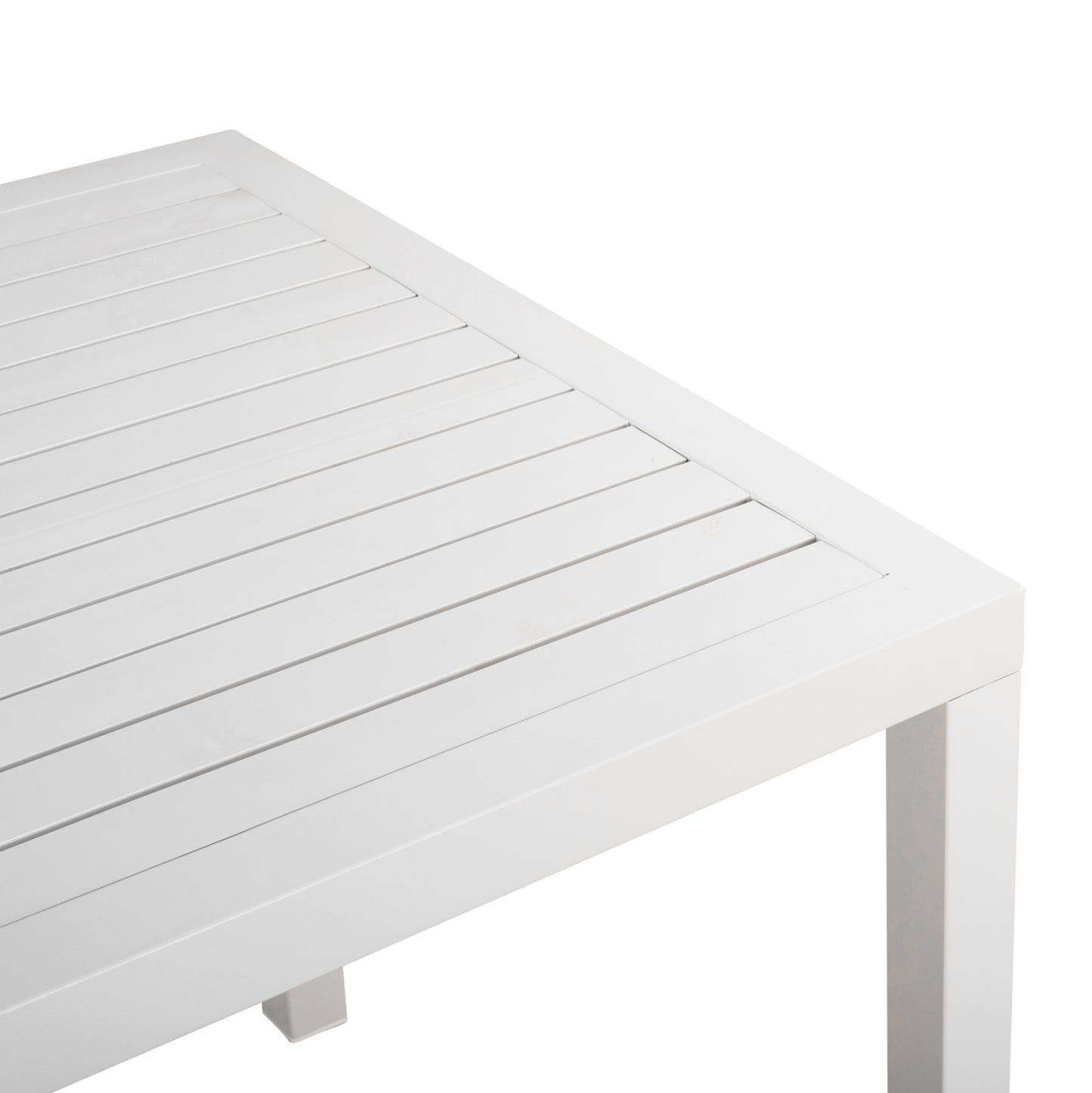 Aluminum Table 80x80 White Hm5572.01
