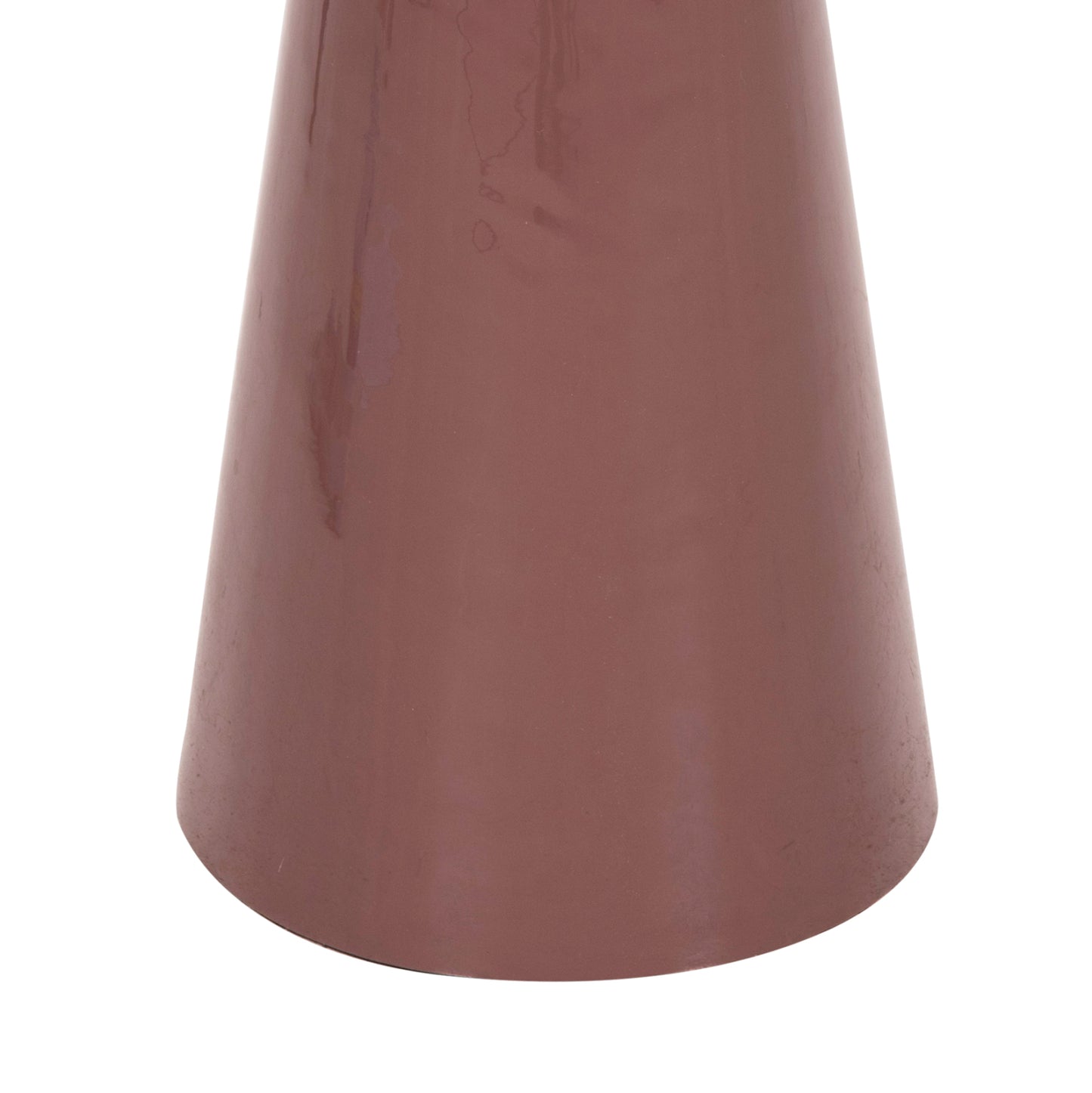 Side Table Latur Hm4250.06 Metal In Brownish Red-gold Φ30,5x39-42hcm.