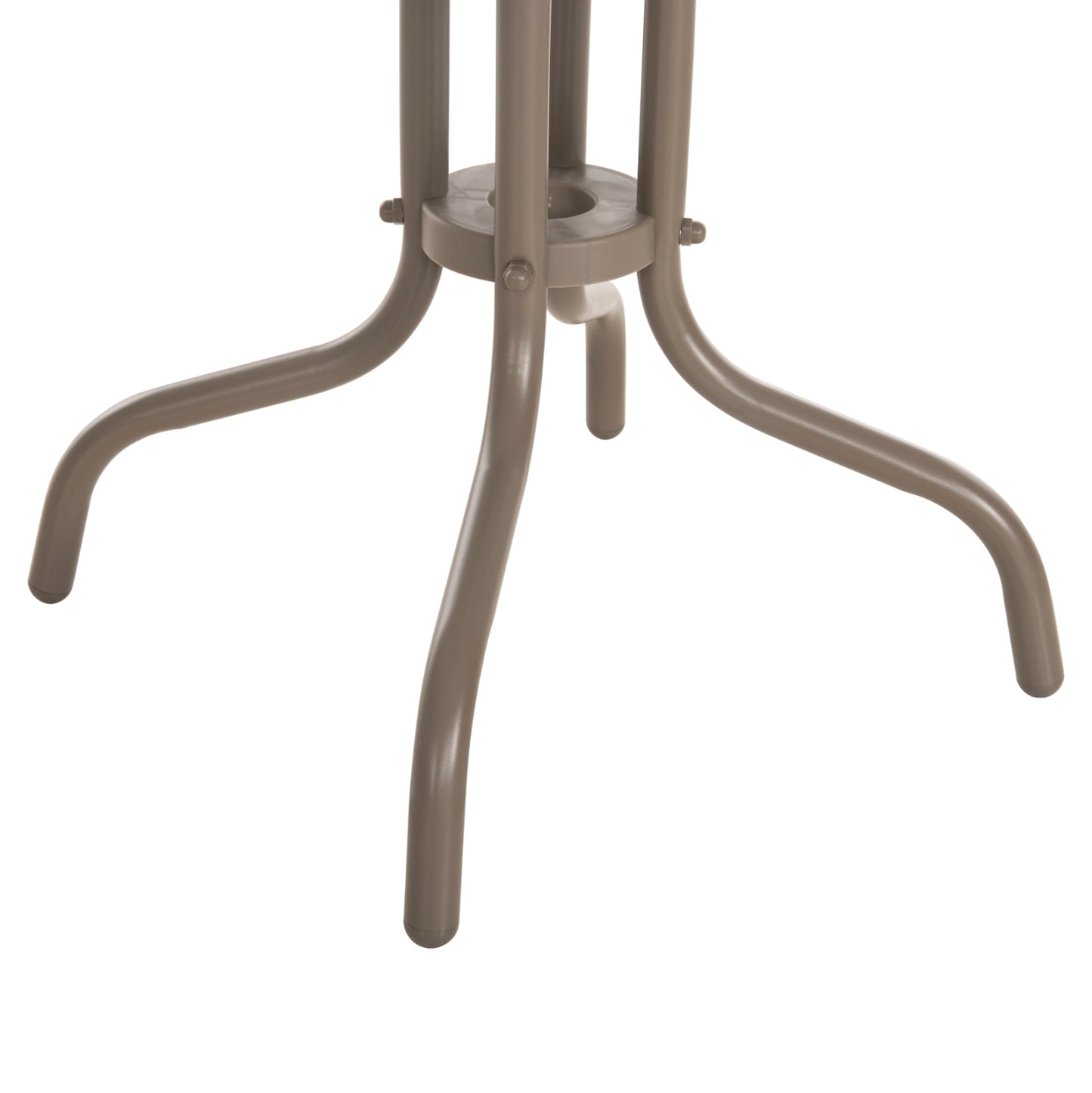 Coffee Table Figo Hm6067.04 Metal In Champagne Color-tempered Glass Top 45x45x51hcm.