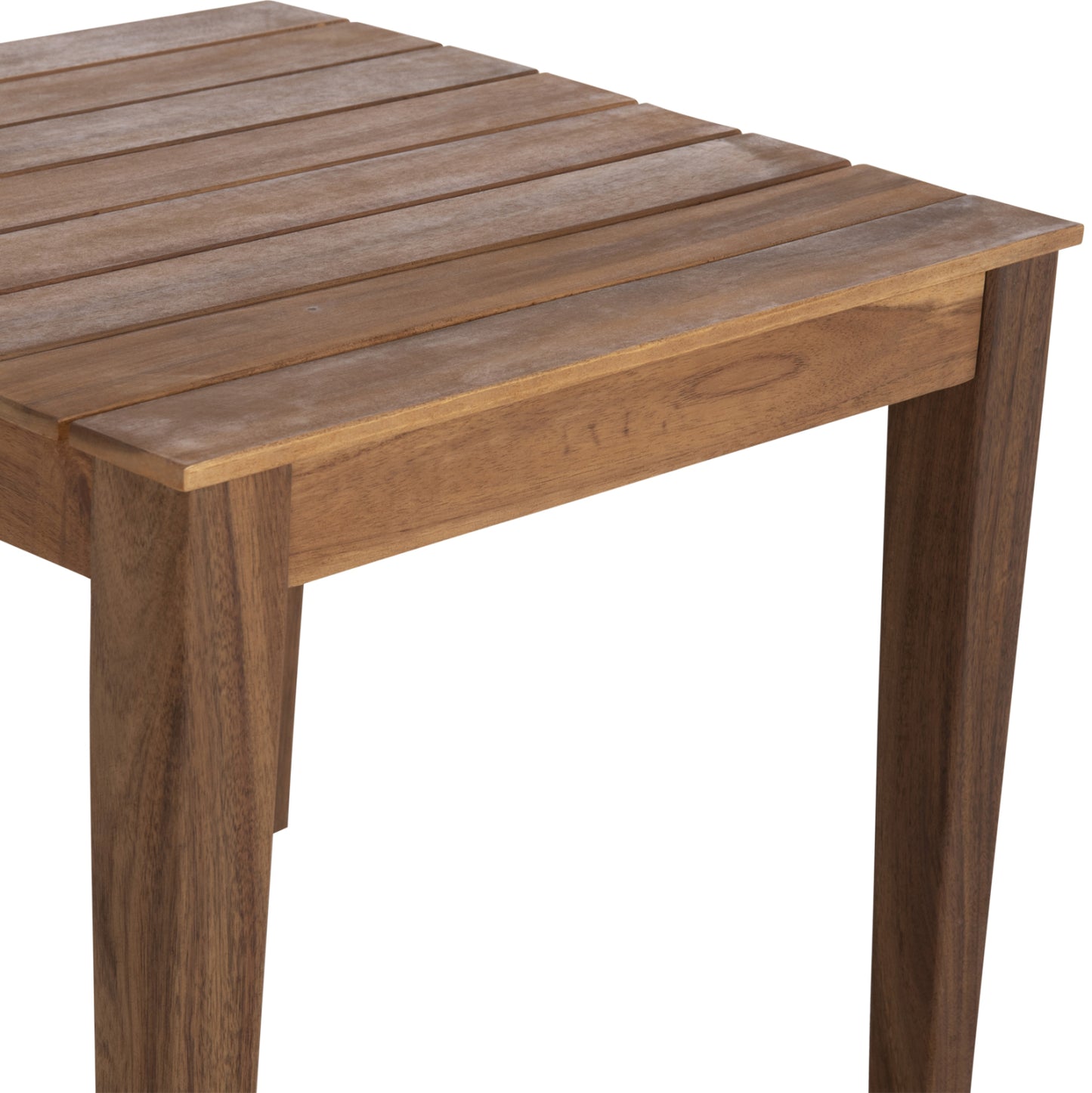 Outdoor Square Coffee Table Ruth Hm6230 Acacia Wood In Natural Color 50x50x45hcm.