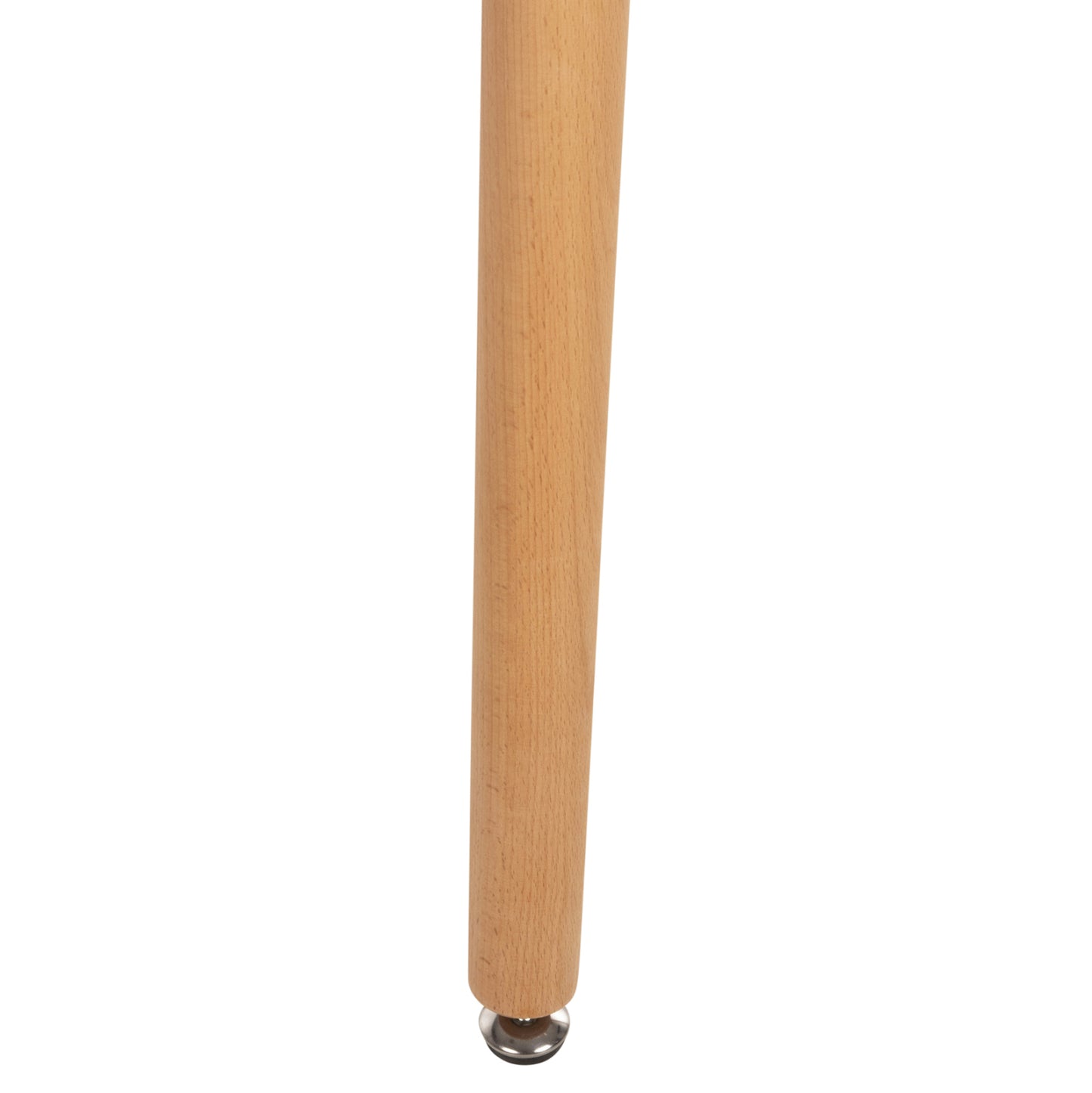 Dining Table Minimal Hm0057.04 Mdf Tabletop In Natural Color-beech Wood Legs In Natural 80Χ80Χ74hcm.
