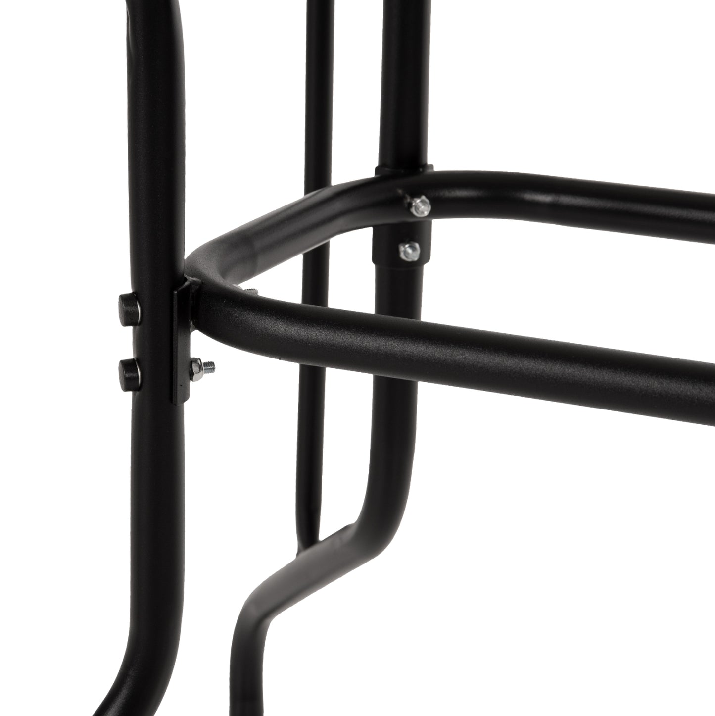 Outdoor Metallic Table Adam Hm5020.03 Black With Reinforced Glass Top 110Χ60Χ71hcm.