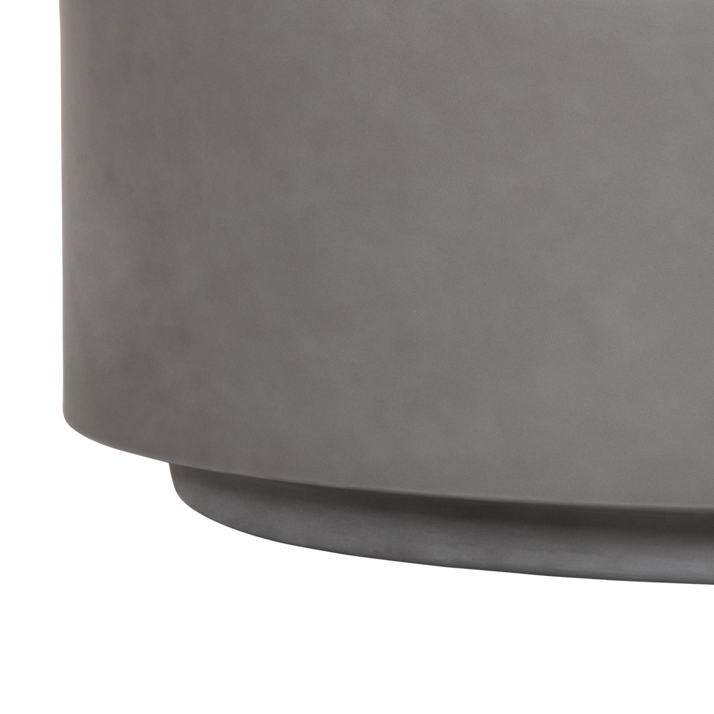 Round Outdoor Coffee Table Kyoko Hm6579.01 Grey Fiber Cement Φ90x30hcm