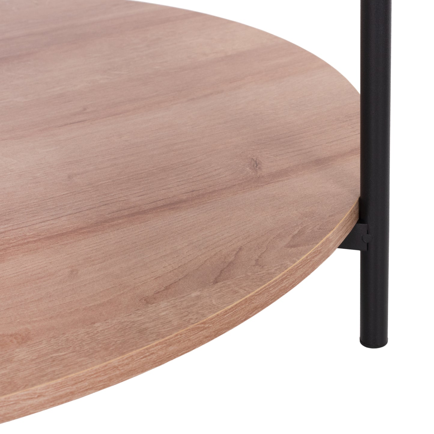 Living Room Table Matteo 2 Levels Round Hm8753.11 Φ75x40,5hcm.