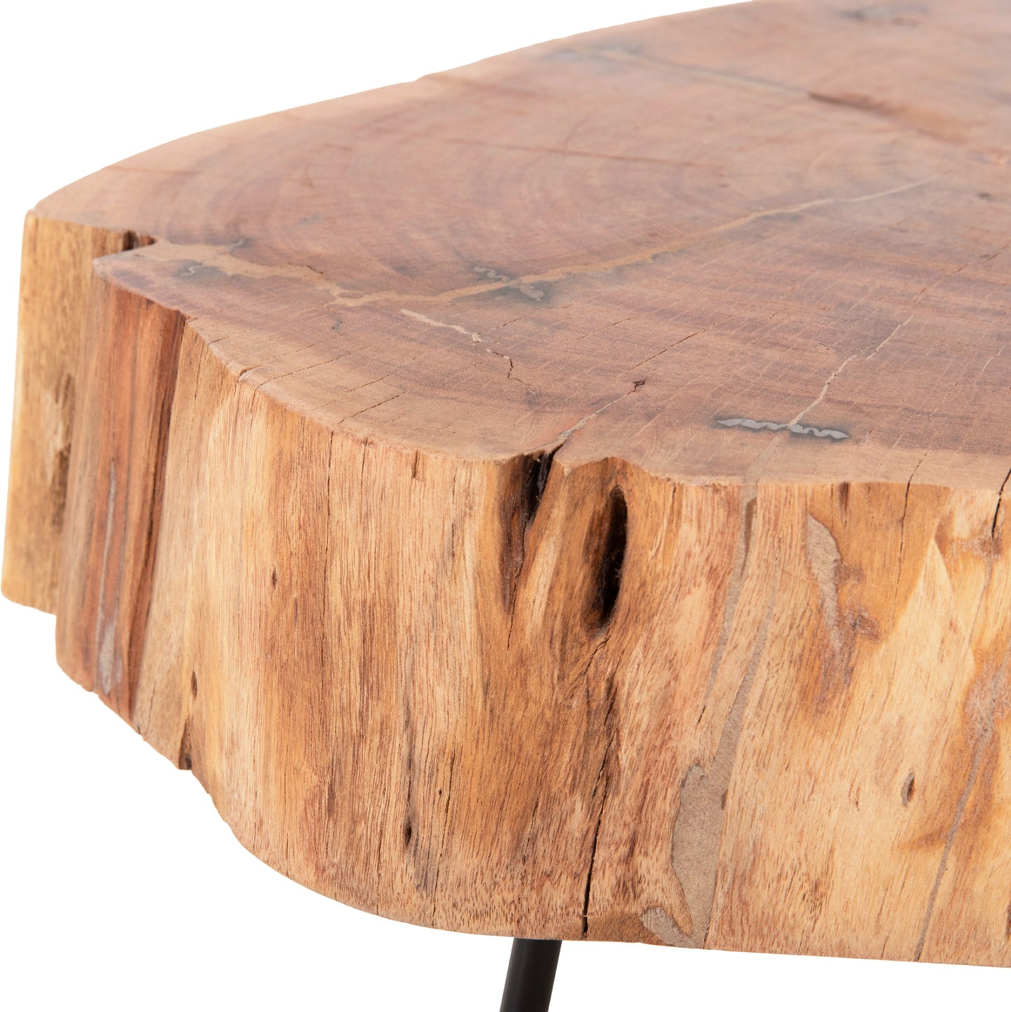 Coffee Table Solid Acacia Wood Hm8779.11 60x60x40h Cm.