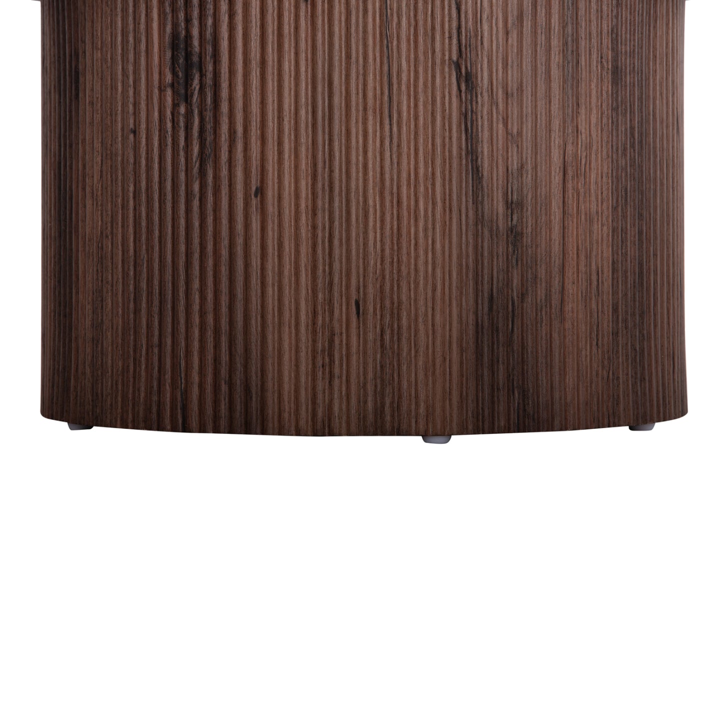 Coffee Table Margon Hm18026 Mdf In Dark Brown Wood Color Φ80x40,5hcm.