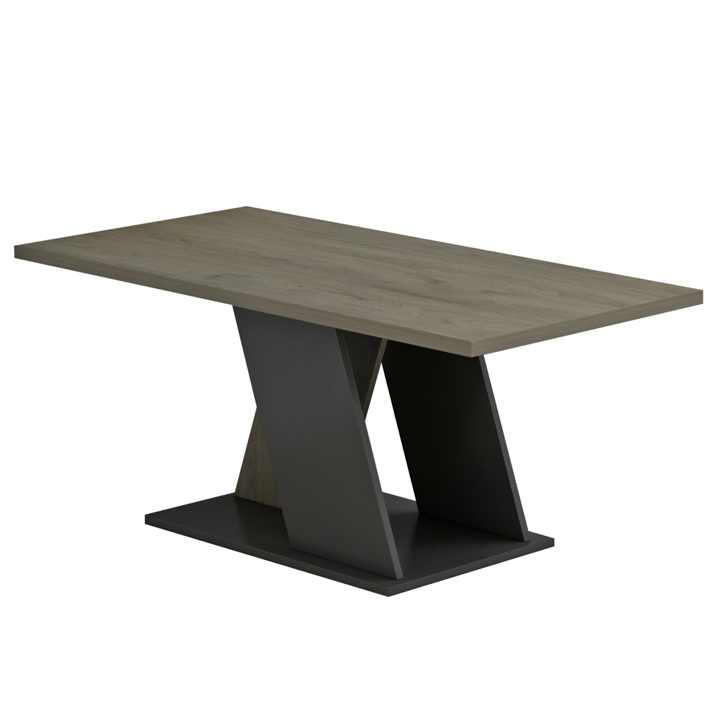 Coffee Table Dile Hm9528.01 Melamine In Sonama-grey 110x55x47hcm.