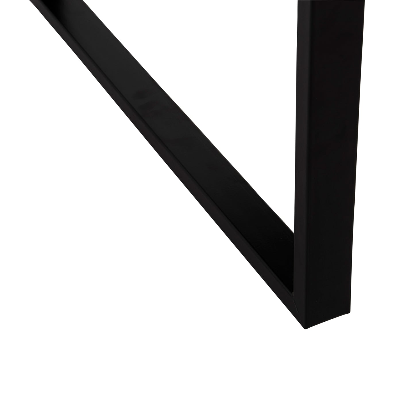 Coffee Table Shaben Hm9585.01 Mdf In Black Marble Tabletop-black Metal Base 120x60x46hcm.