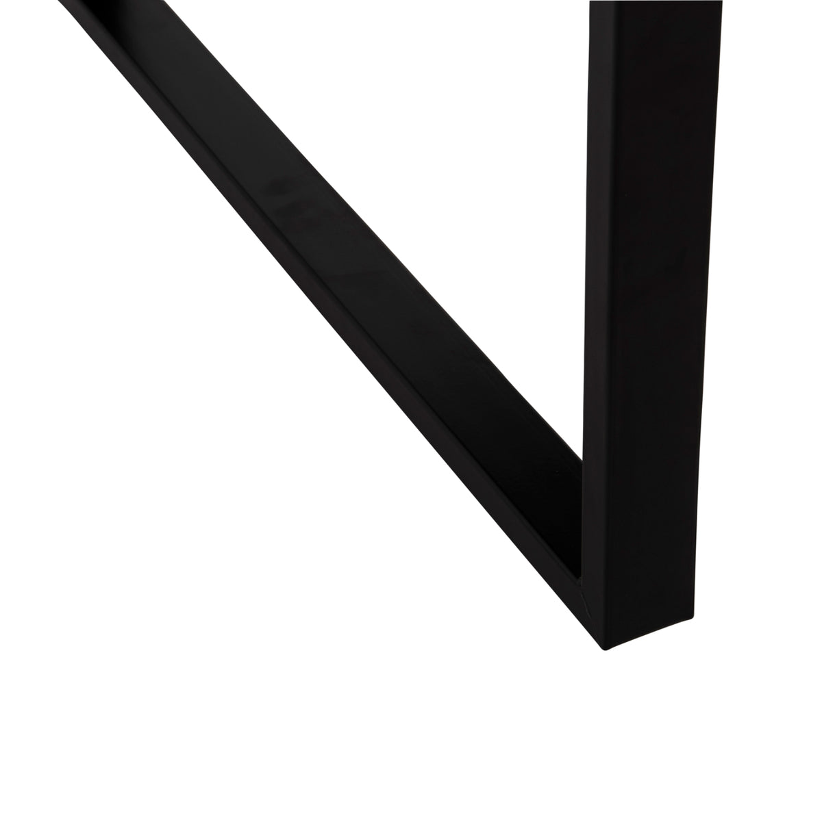 Coffee Table Shaben Hm9585.01 Mdf In Black Marble Tabletop-black Metal Base 120x60x46hcm.