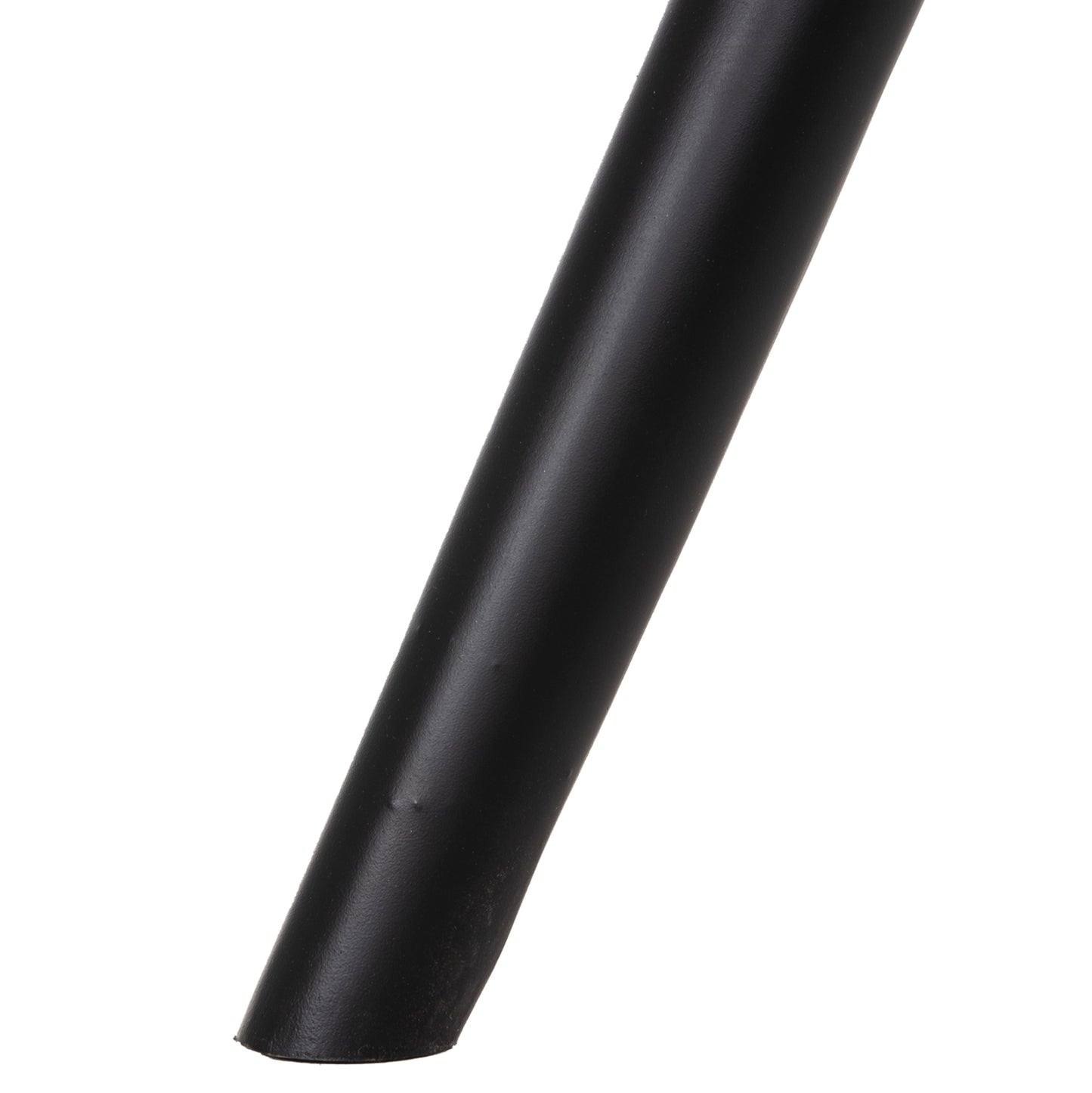 Coffee Table Ribben Hm9553 Solid Suar Wood In Natural-black Metal Legs Φ80x45hcm.