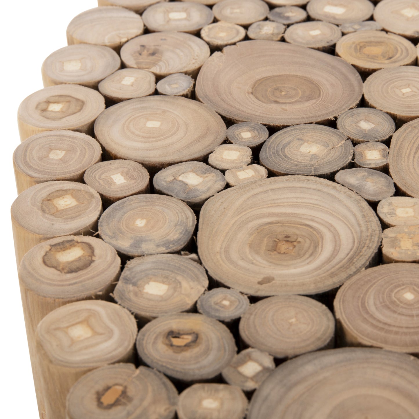 Coffee Table Round Cooter Hm9863 Teak Branches- Natural Φ80x50hcm.