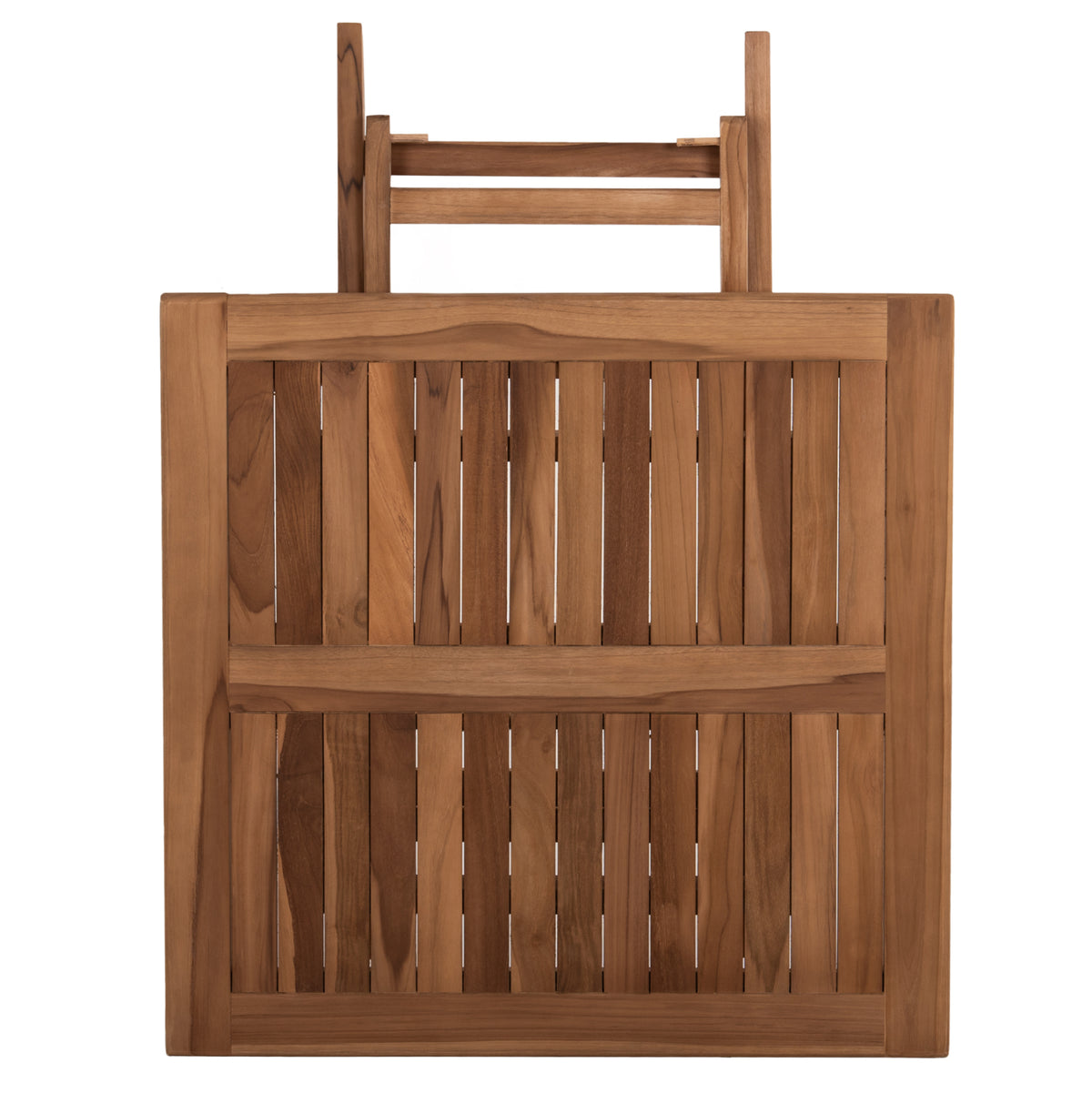 Outdoor Square Dining Table Kendall Hm9544 Foldable-teak Wood In Natural Color 80x80x75hcm.