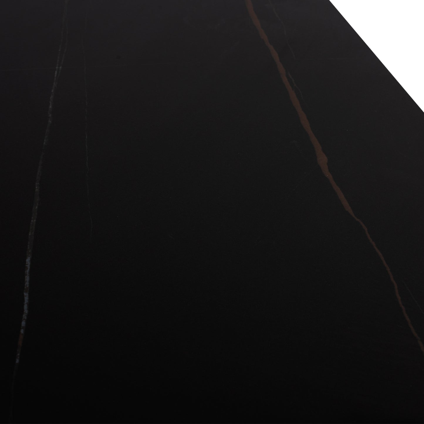 Dining Table Syntec Hm9308.01 Sintered Stone Black Metal Legs 160x90x75h Cm