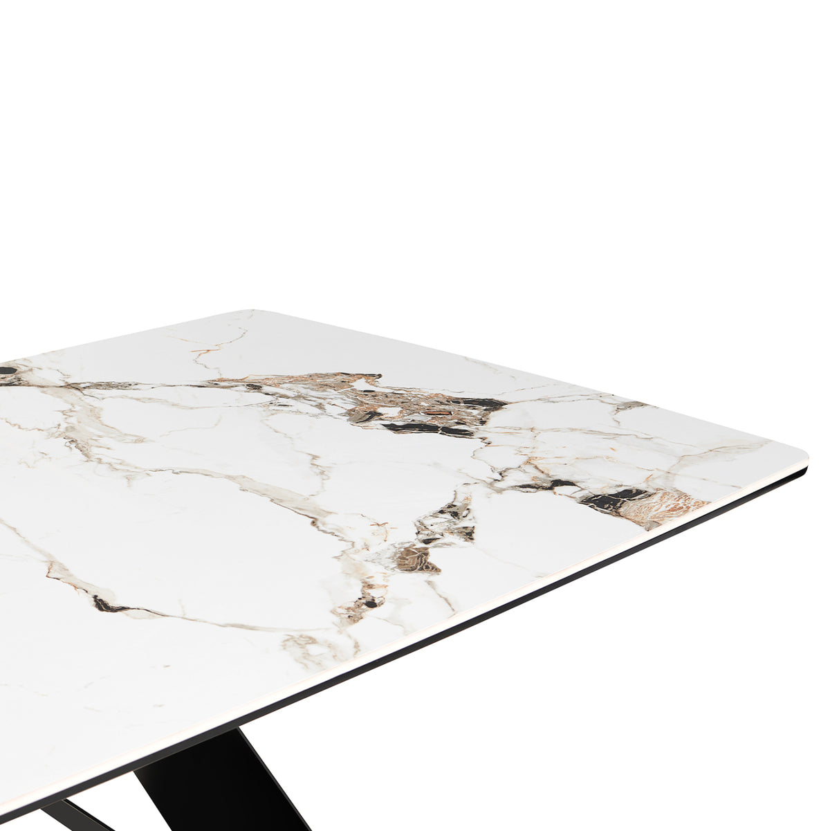 Dining Table Catan Hm18464.02 "patek Philippe" Sintered Stone Top 200x100x75hcm.