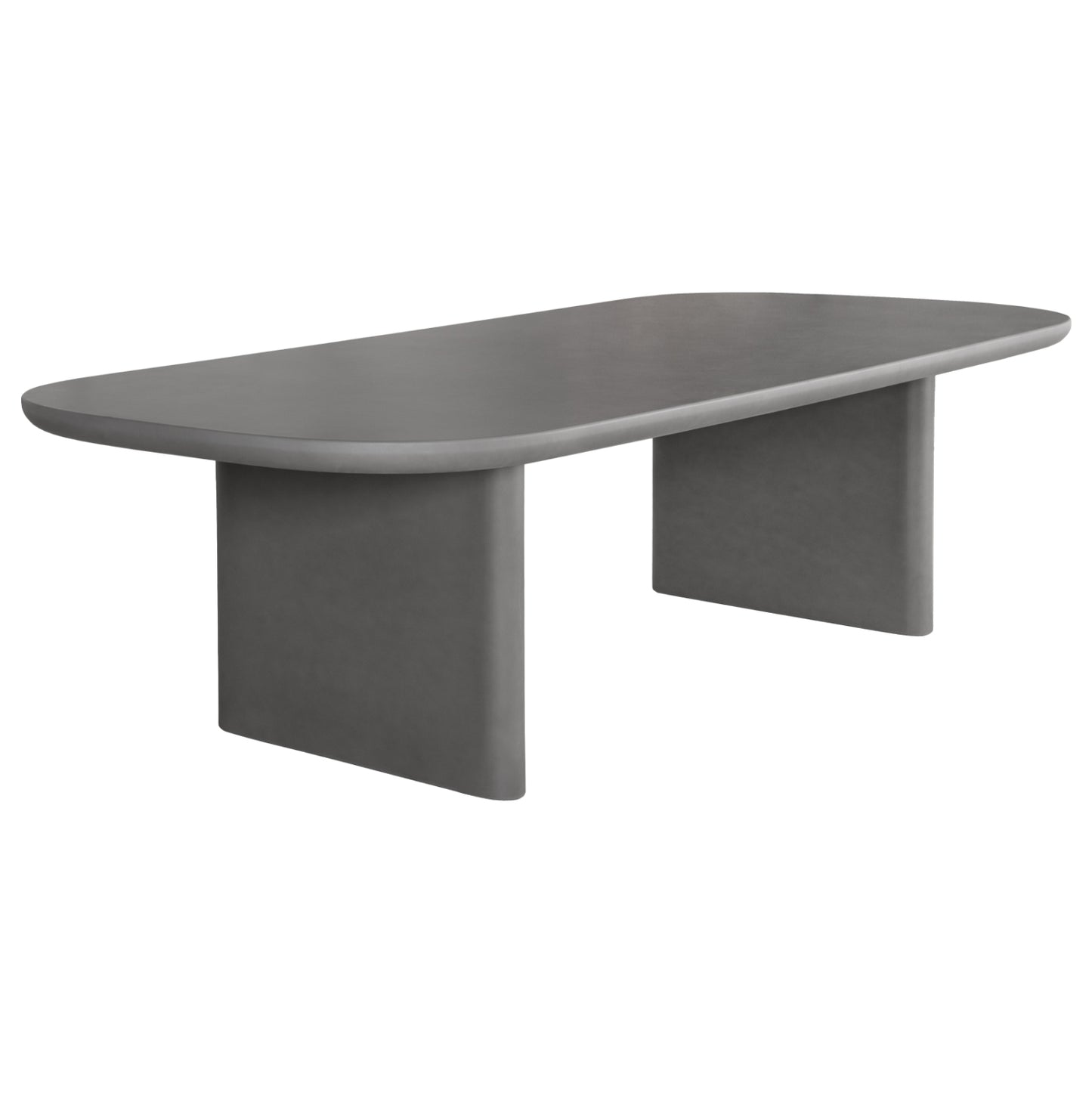 Dining Table Azami Hm6600.01 Grey Fiber Cement 240x100x75hcm